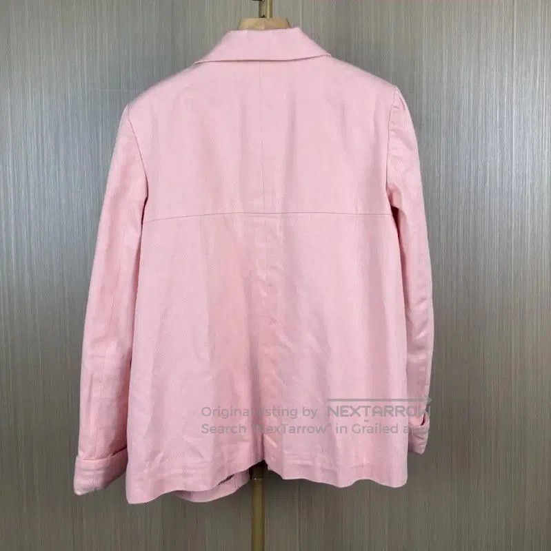Chanel Chanel Pink Cotton Women's Jacket . Size L / US 10 / IT 46 - 2 Thumbnail