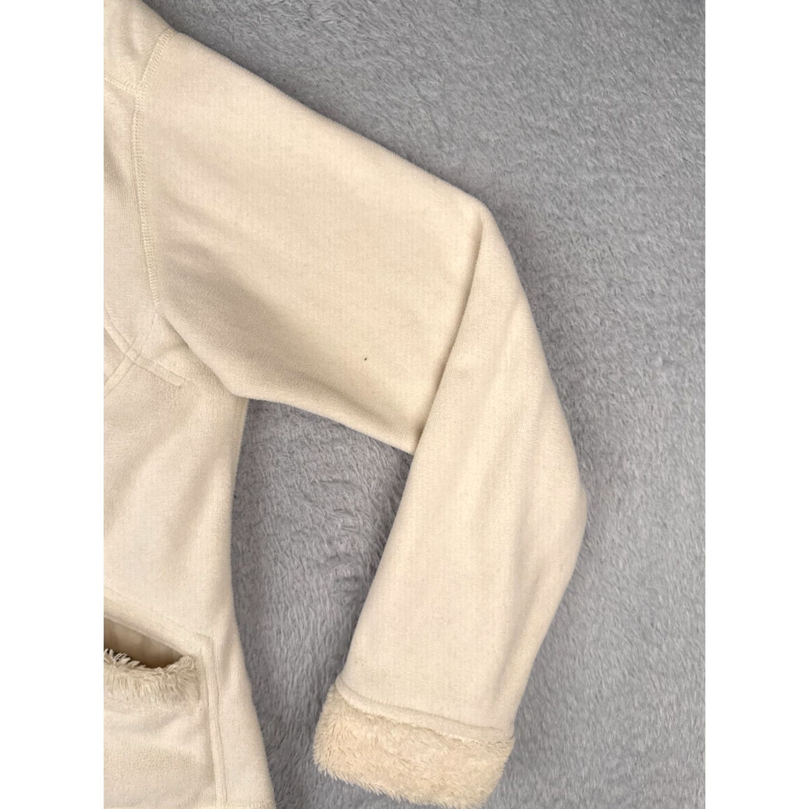 Patagonia Patagonia Jacket Women M Beige Synchilla Windzone Reversible Polartec Full Zip Pockets Hooded Logo Size M / US 6-8 / IT 42-44 - 2 Thumbnail