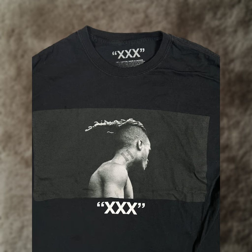 Vintage XXXtentecion T-Shirt Mens Large Black Rapper Music Album Art Hip Hop Shirt Men L Black Graphic Print Casual Concert Size US L / EU 52-54 / 3 - 1 Thumbnail