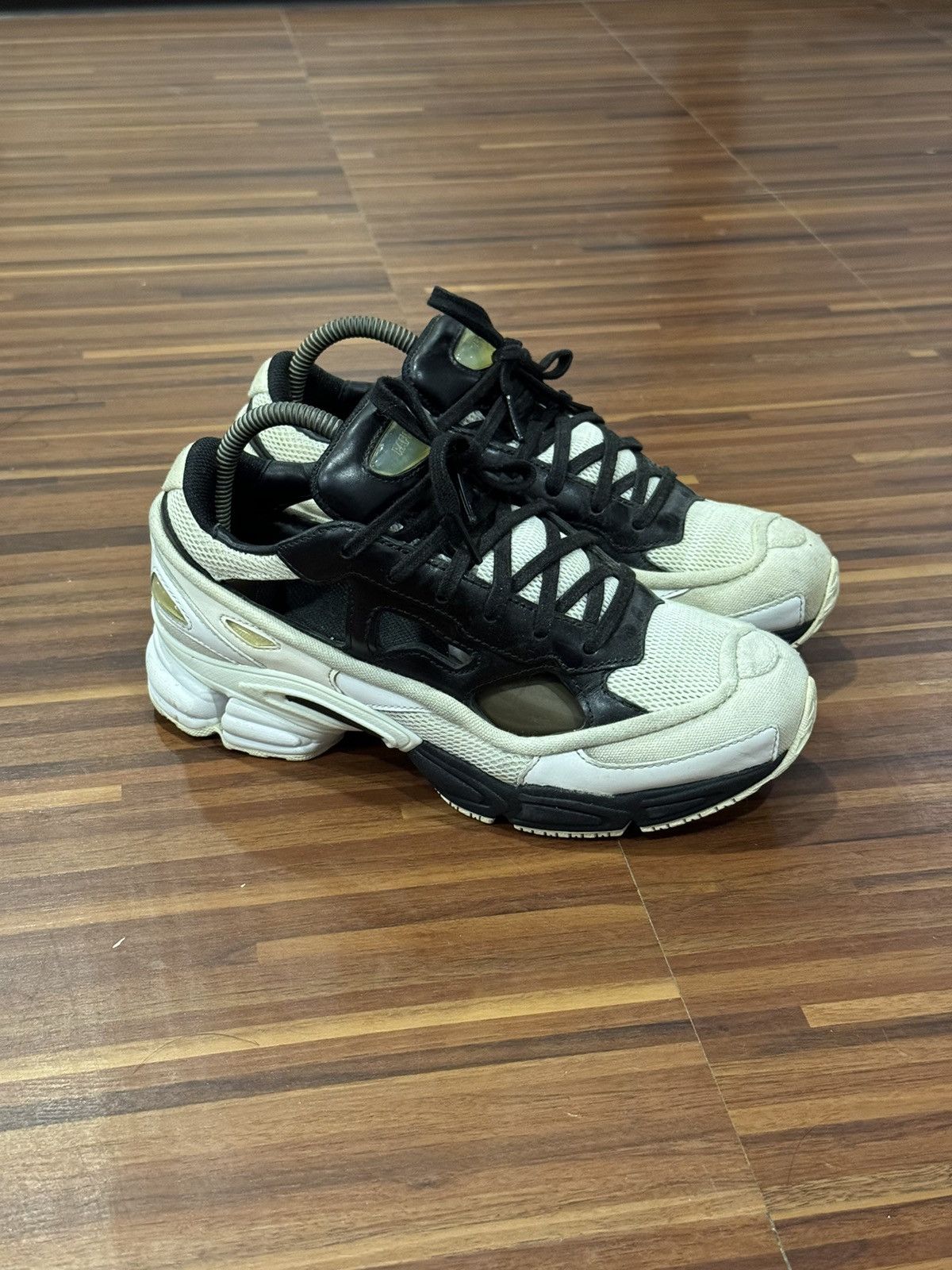 Adidas rs replicant ozweego raf simons black cream online