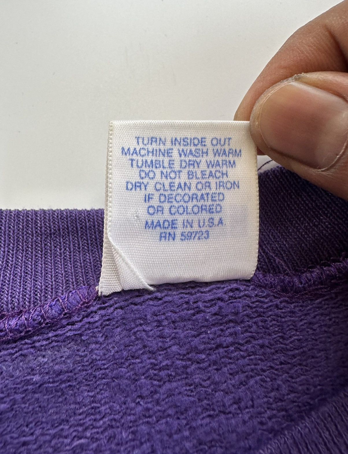 NBA 1991 Vintage LA Lakers NBA Purple Sweatshirt Los Angeles Size US M / EU 48-50 / 2 - 13 Thumbnail