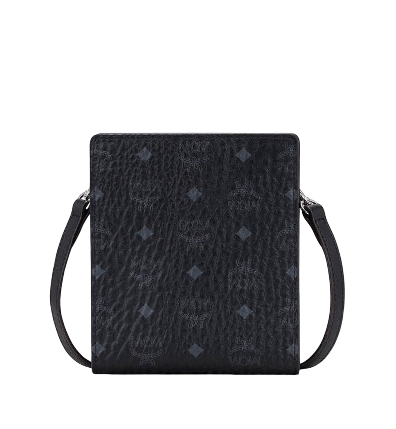 MCM Women's Black/Grey Visetos Zipped Wallet Multifunction Size ONE SIZE - 1 Thumbnail