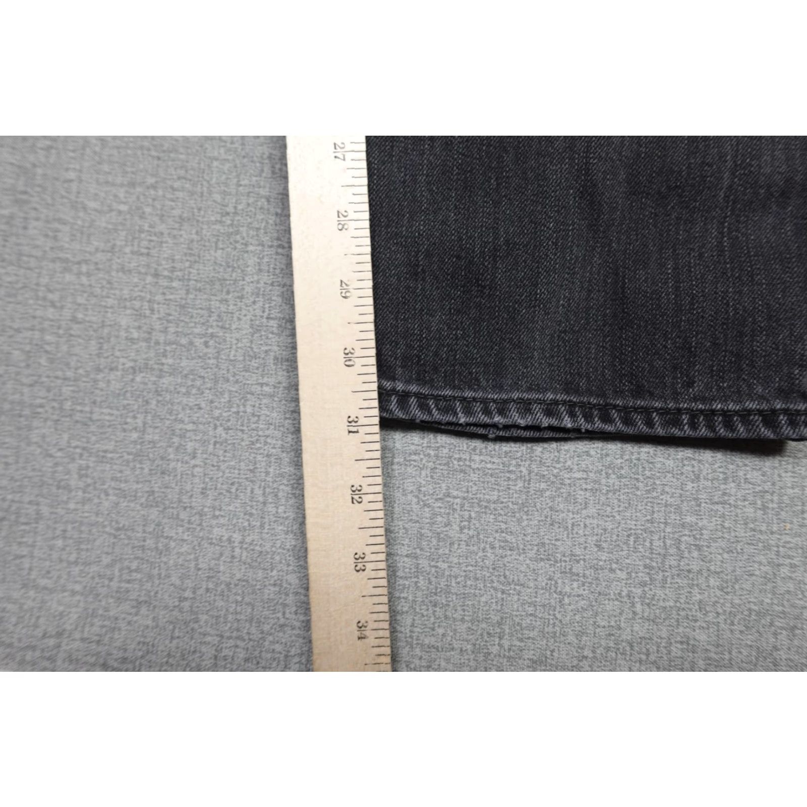 Levi's Levi's 511 Skinny Jeans Mens 33x30 Gray Wash Denim Pants Zip Fly Pocket Trims Leather Back Patch 5-Pocket Size US 33 - 5 Thumbnail