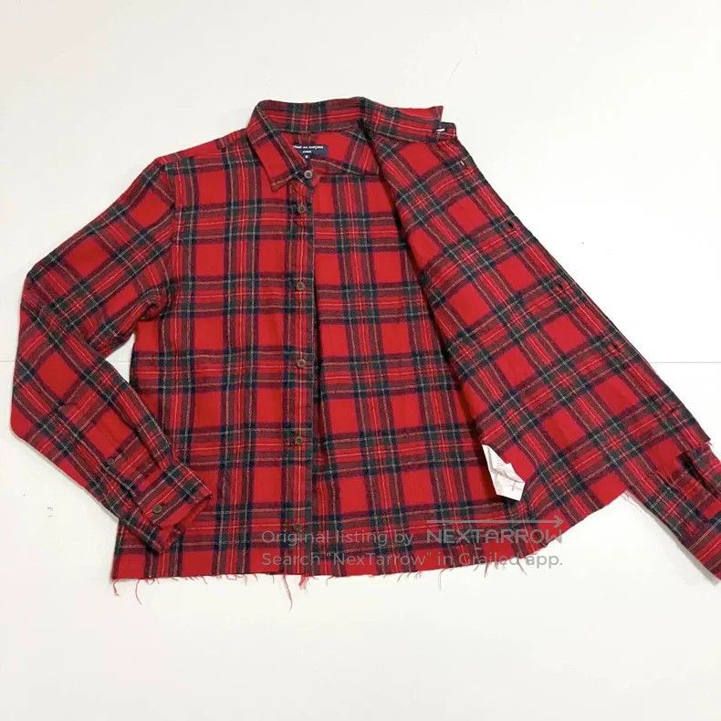 Comme des Garcons Comme des Garcons Plaid Flannel Shirt Size S / US 4 / IT 40 - 4 Thumbnail
