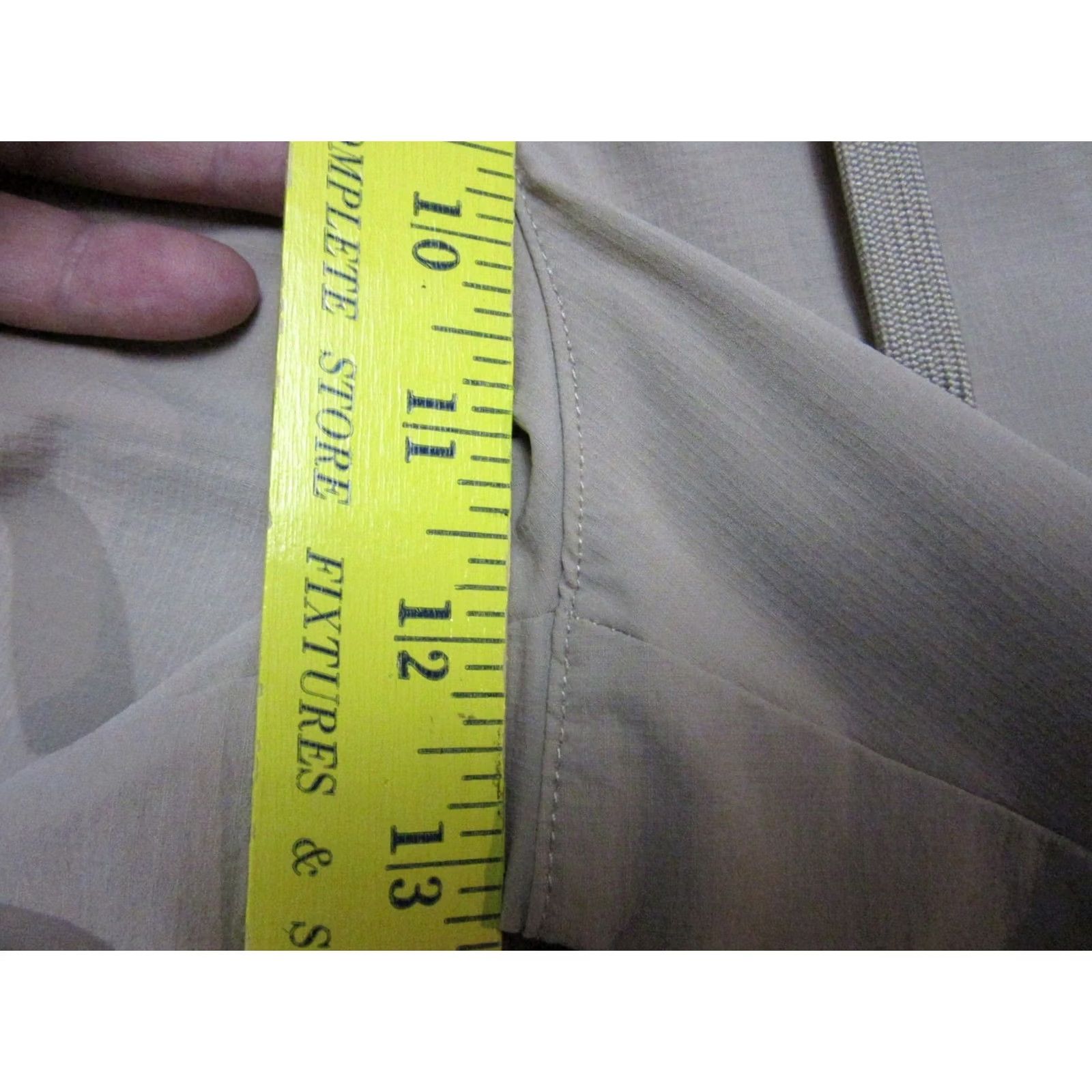 Vintage Gerry Pants Womens Large Beige Stretch Ripstop Hiking Capri High Rise Drawstring Mens? Womens Size 36" / US 14 / IT 50 - 5 Thumbnail