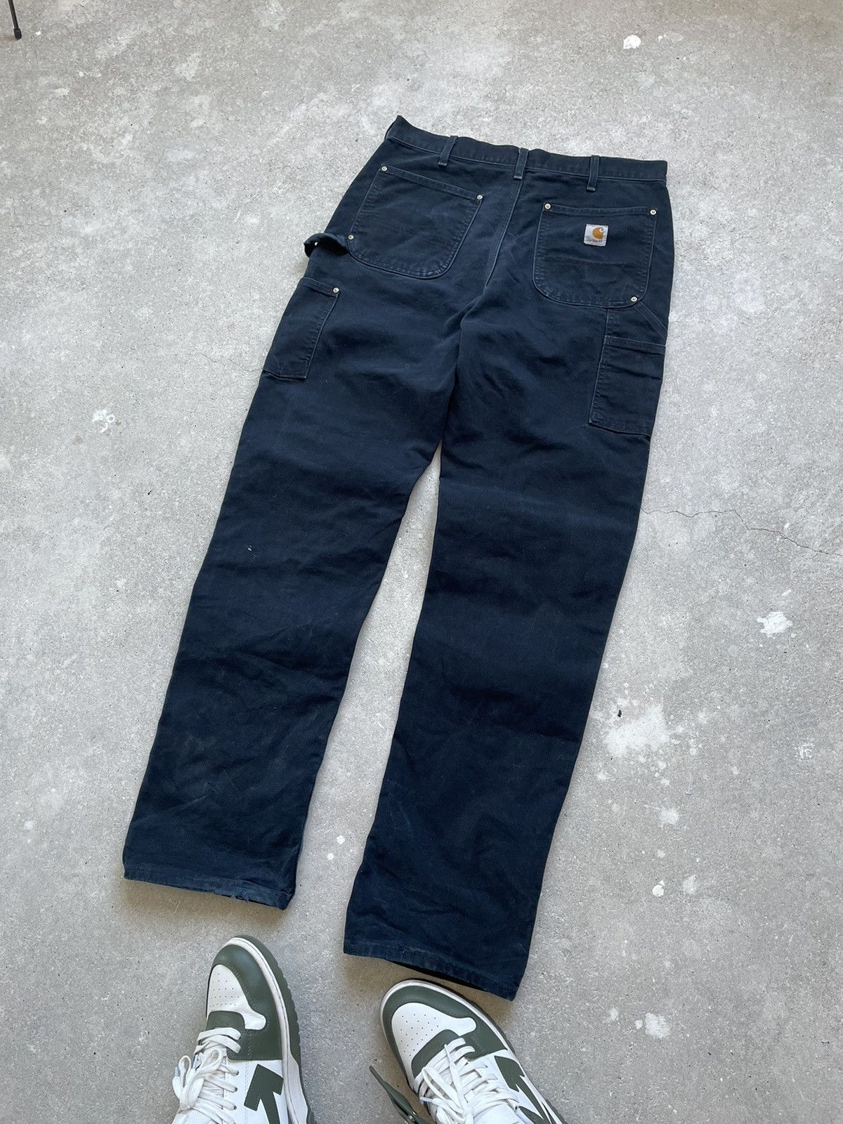 Carhartt Vintage Carhartt Double knee carpenter pants black worker Size US 36 / EU 52 - 4 Thumbnail