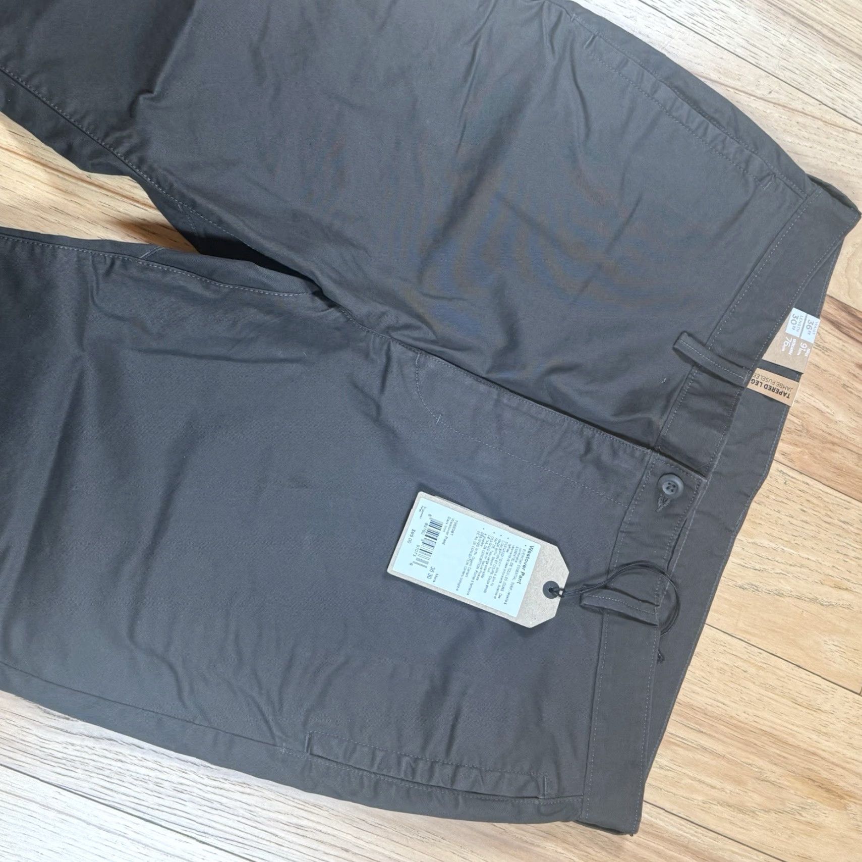 Prana NWT prAna Westover Pants Mens 36x30 Tapered Leg Dark Iron Gray Chino Size 36 Regular Mens Gender: Mens Size US 36 / EU 52 - 5 Thumbnail