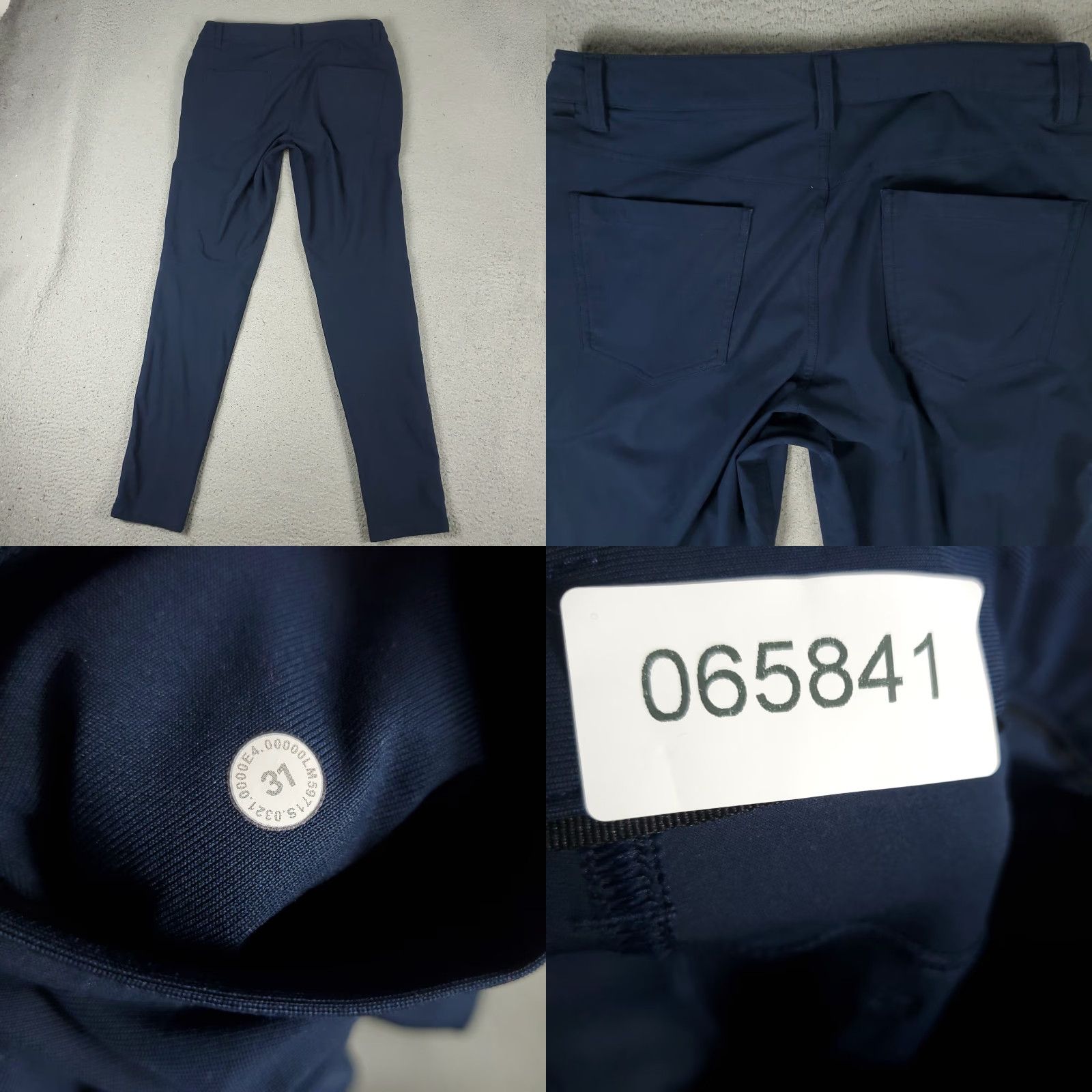 Lululemon Lululemon Pants Mens 31x32 Navy Blue Commission 5 Pocket Chino Trousers Product Size US 31 - 8 Thumbnail