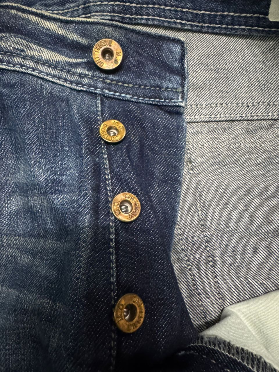 Diesel VINTAGE 00s DIESEL LARKEE-ZIP RUSTY MUD-PUNK DISTRESSING Size US 32 / EU 48 - 22 Thumbnail