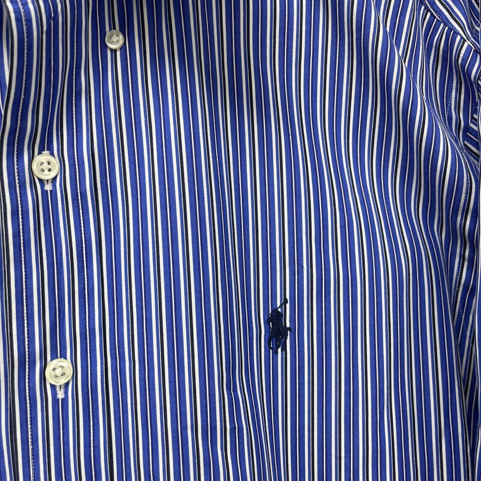 Polo Ralph Lauren × Vintage Vintage Polo Ralph Lauren Pony Striped Button-Up Shirt Large Size US L / EU 52-54 / 3 - 3 Thumbnail