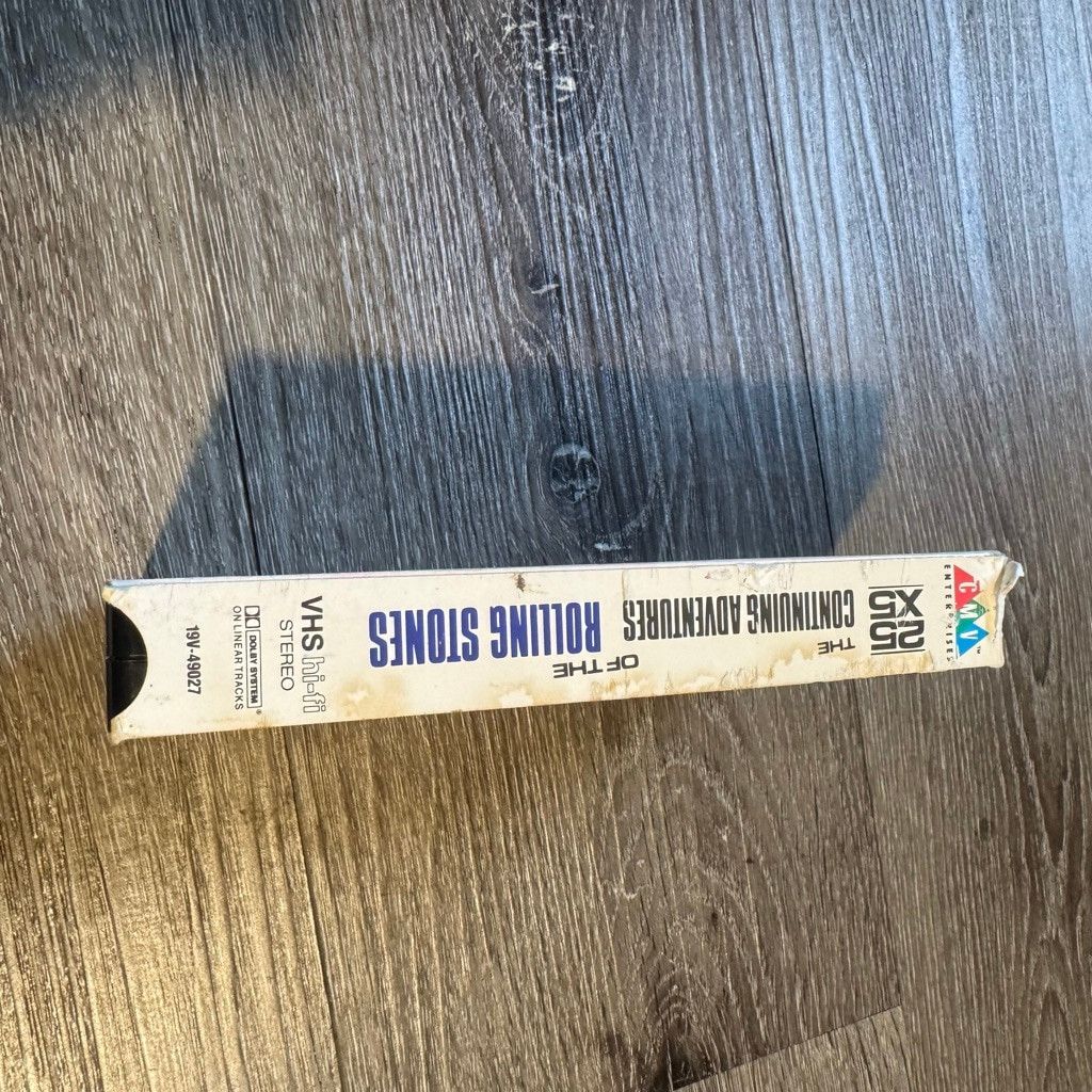 The Unbranded Brand The Rolling Stones 25 X 5 The Continuing Adventures VHS Tape Size ONE SIZE - 5 Thumbnail