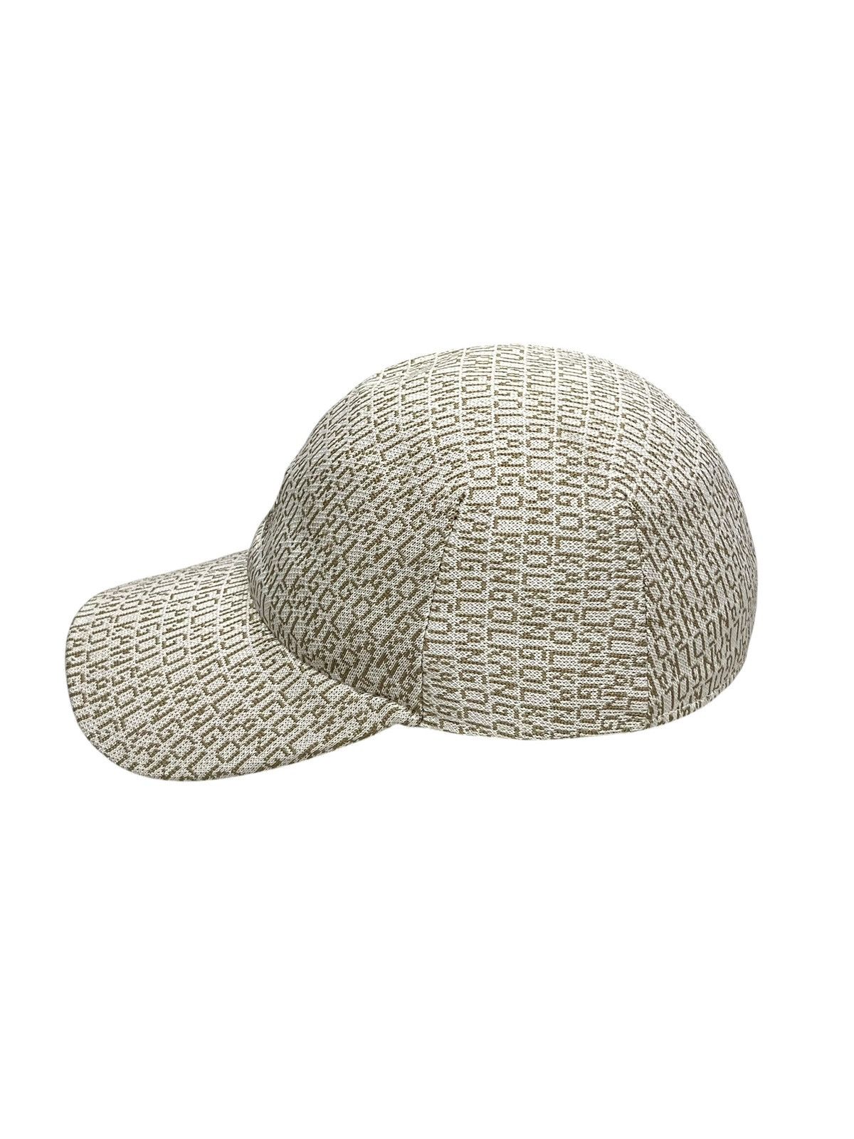 Kangol Rare Kangol All Over Logo Jacquard Space Cap Beige Size ONE SIZE - 4 Thumbnail