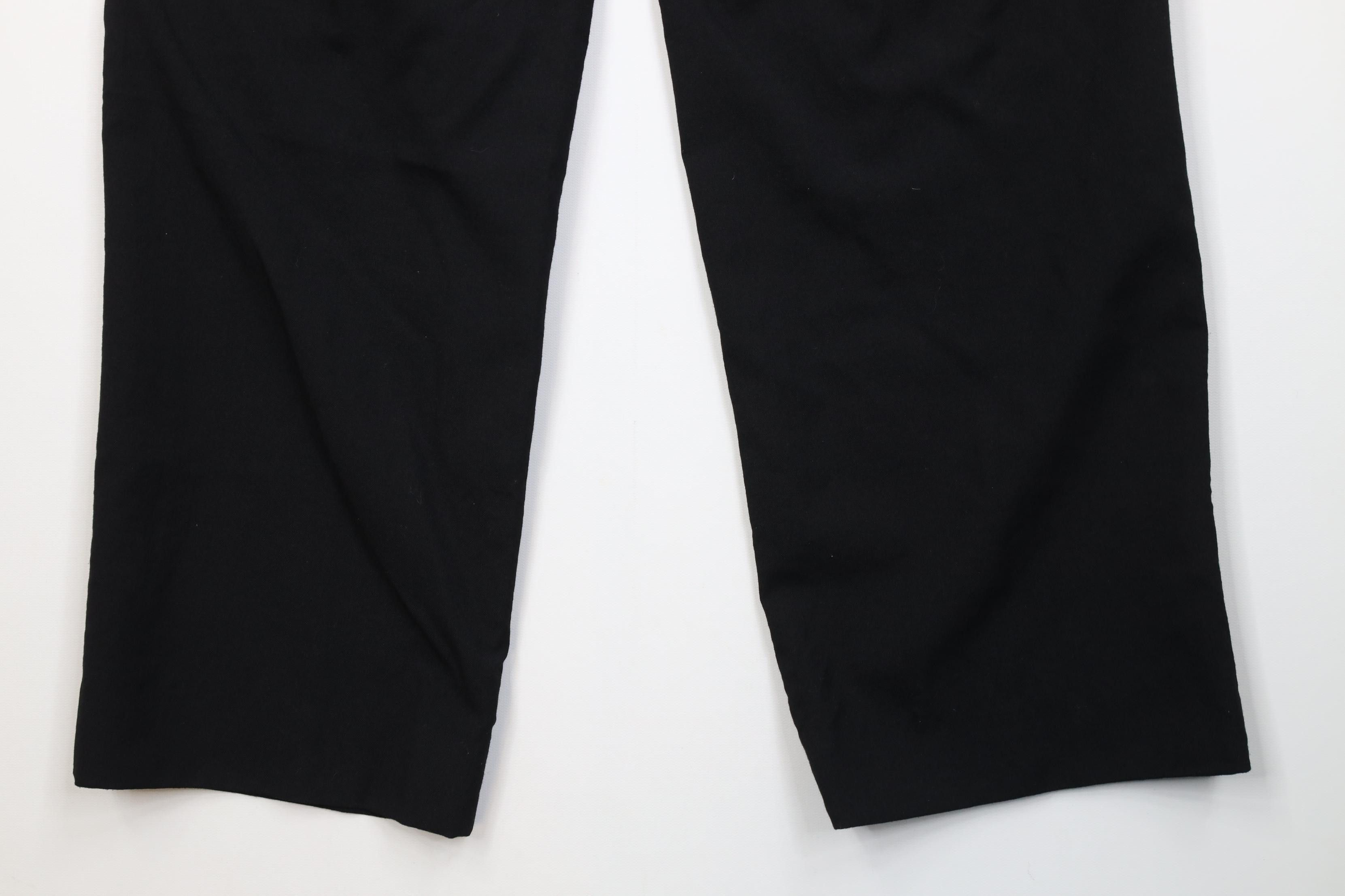 Vintage Vintage 90s Streetwear Tuxedo Wedding Prom Pants Wide Leg Size US 32 / EU 48 - 12 Thumbnail