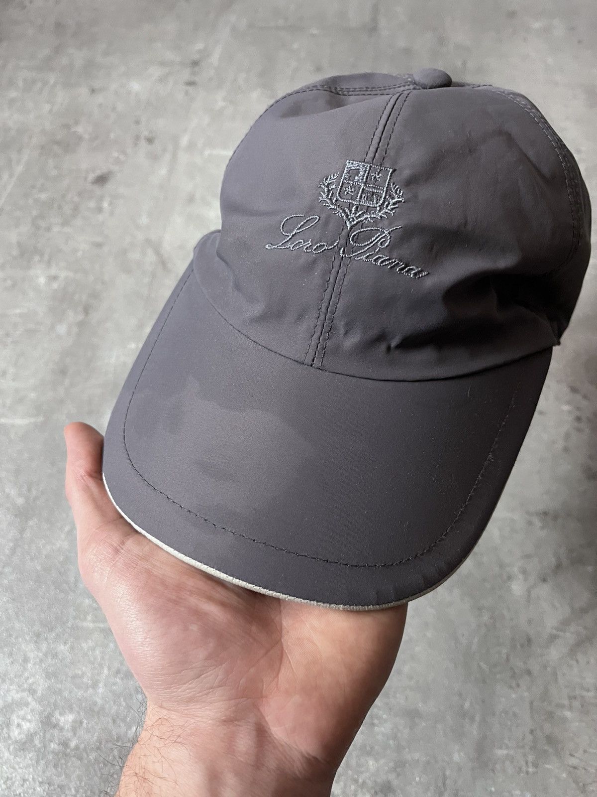 Loro Piana Loro Piana storm system nylon grey cap Size ONE SIZE - 3 Thumbnail