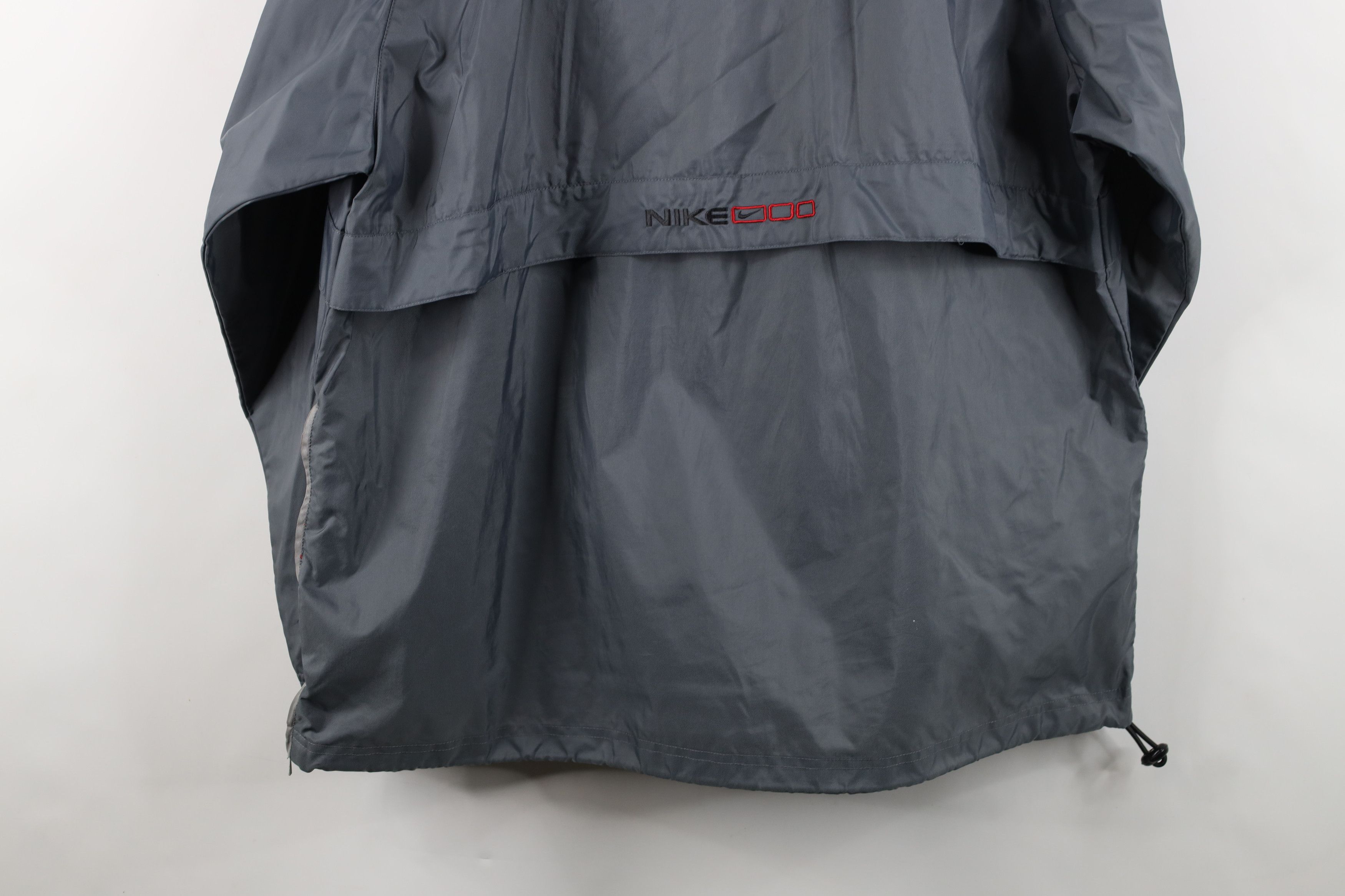 Nike Vintage 90s Y2K Nike Swoosh Reflective Anorak Jacket Gray Size US L / EU 52-54 / 3 - 17 Thumbnail