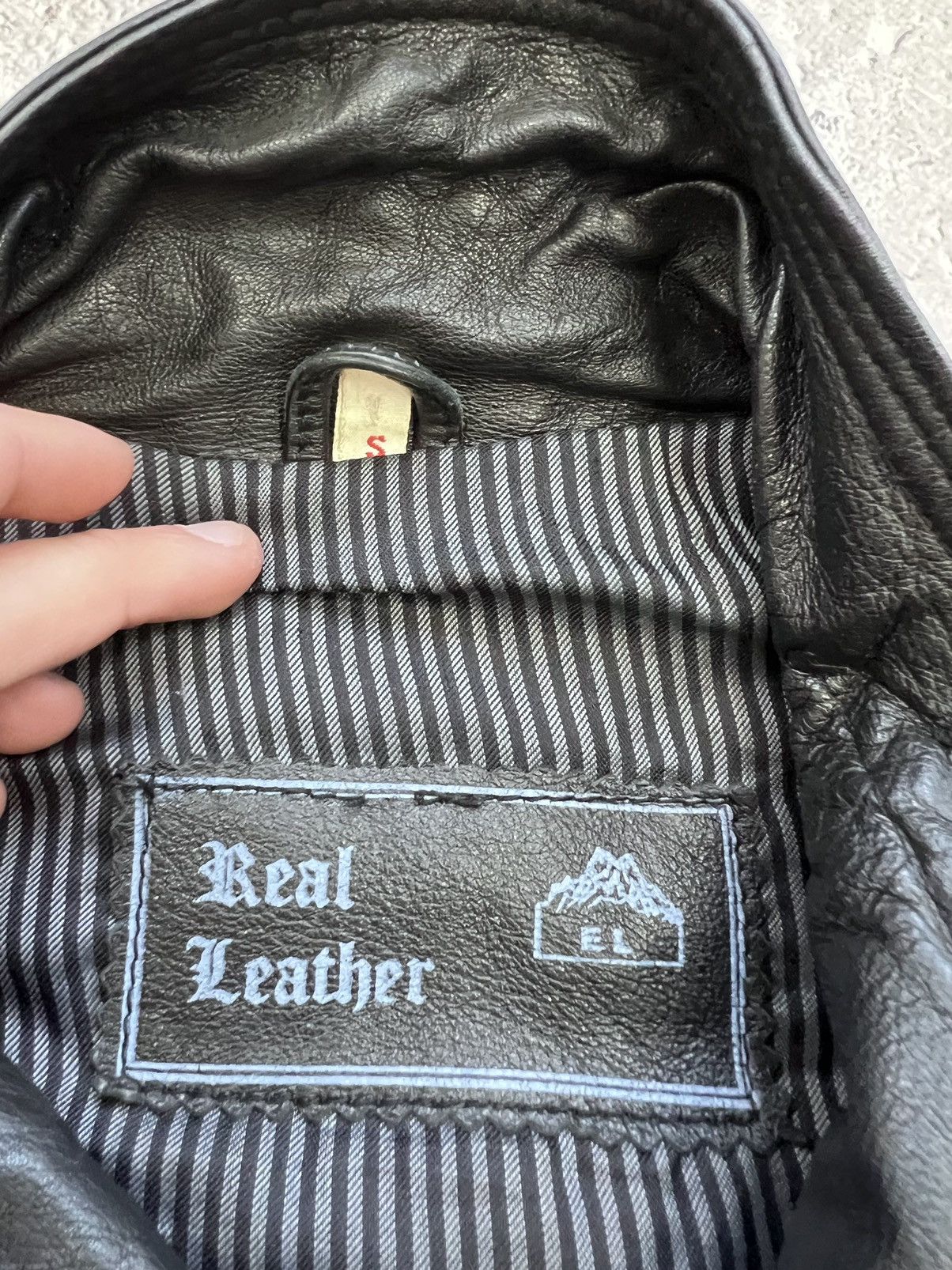 Other Vintage Y2K Black Bomber Leather Jacket Boxy Utility Size US M / EU 48-50 / 2 - 6 Thumbnail