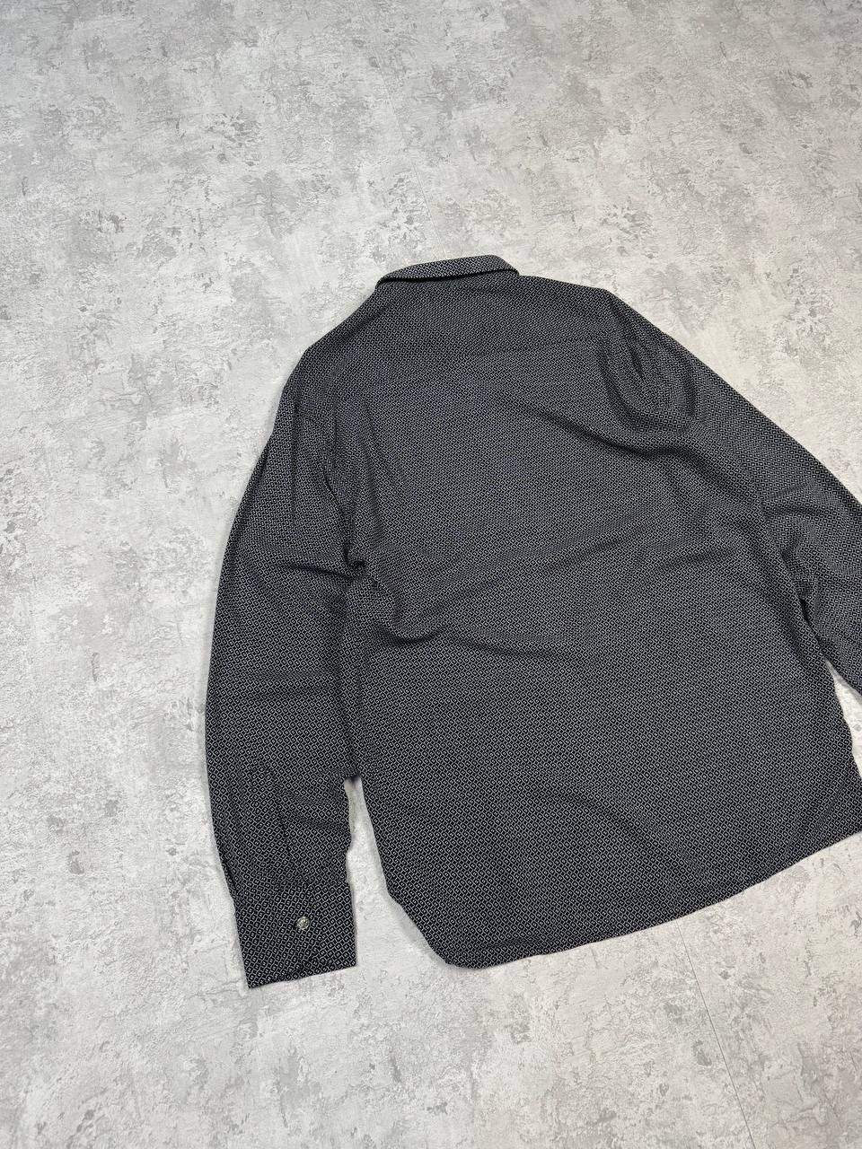 Versace Vintage Versace Jeans Couture Gray Geometric 3D Shirt Size US M / EU 48-50 / 2 - 10 Thumbnail