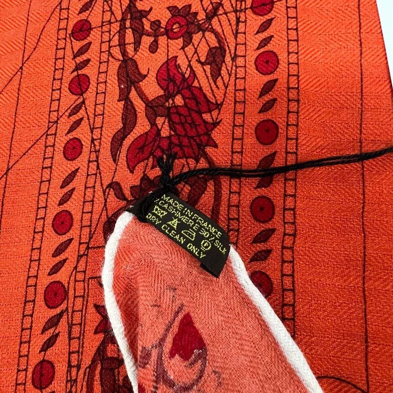 Hermes Hermes Da Vinci Pegasus Silk Scarf 2501-Nextarrow Size ONE SIZE - 4 Thumbnail