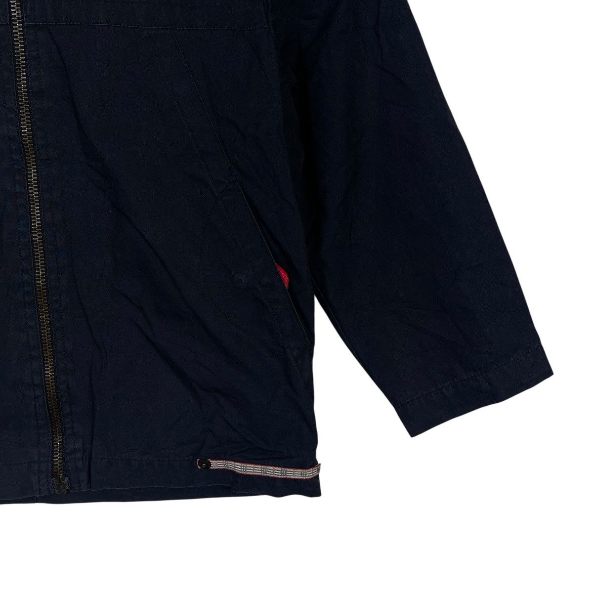 Burberry Vintage Burberry Kids Hooded Jacket Nova Check Navy Zip Up Size US XXS / EU 40 - 5 Thumbnail