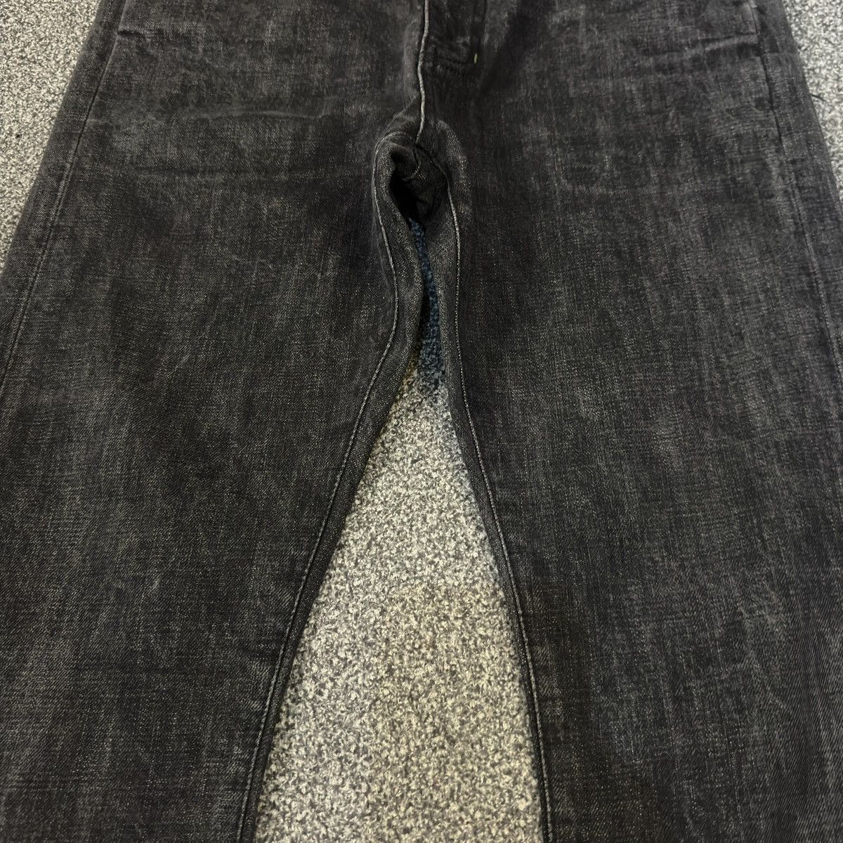 Hypebeast 🔥🇯🇵 90s Japanese Black Denim Whyworks Jeans Size US 34 / EU 50 - 4 Thumbnail