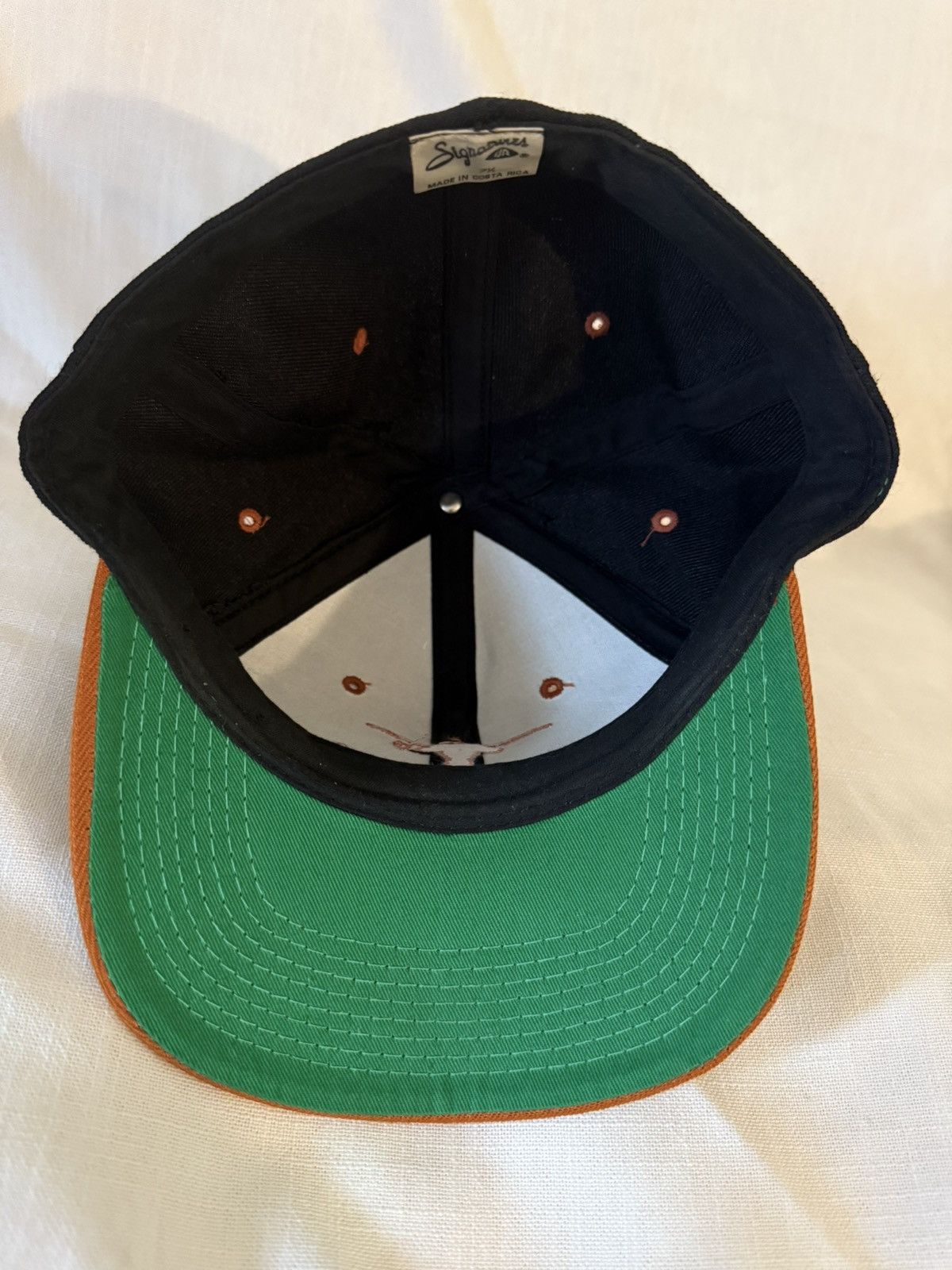 Signatures × Vintage Vintage texas longhorns signatures youngan hat size 7 1/8 Size ONE SIZE - 2 Thumbnail