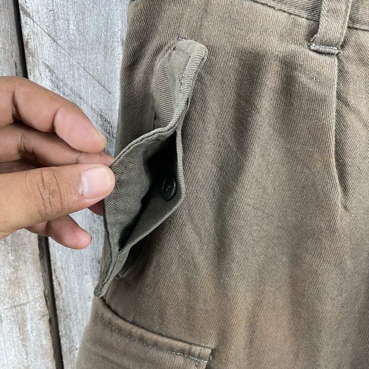 Japanese Brand × Vintage Vintage Drug Store Faded Cargo Baggy Pants Size US 31 - 7 Thumbnail