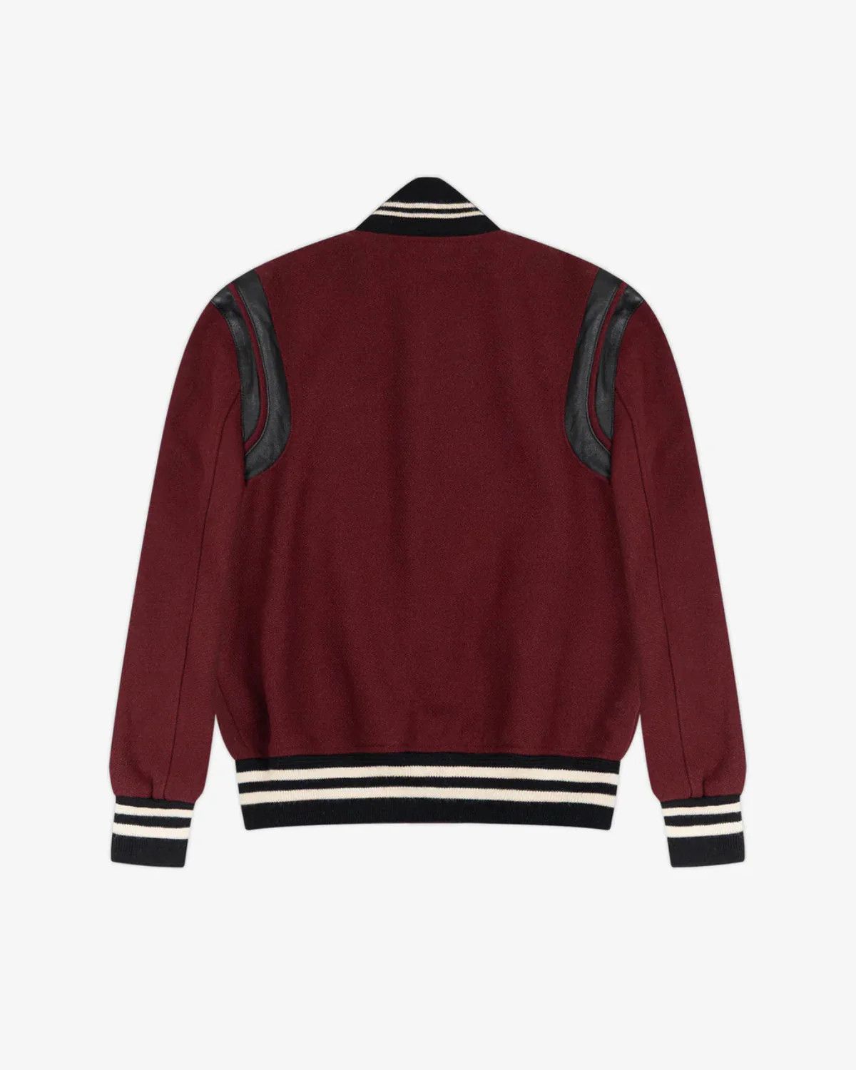 Saint Laurent Paris Burgundy Teddy Jacket Men's (FW14) Size US S / EU 44-46 / 1 - 2 Thumbnail