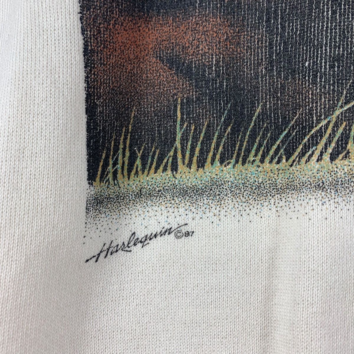 Habitat × Hanes × Vintage Vintage 90s HABITAT printed sweatshirt Size US M / EU 48-50 / 2 - 10 Thumbnail