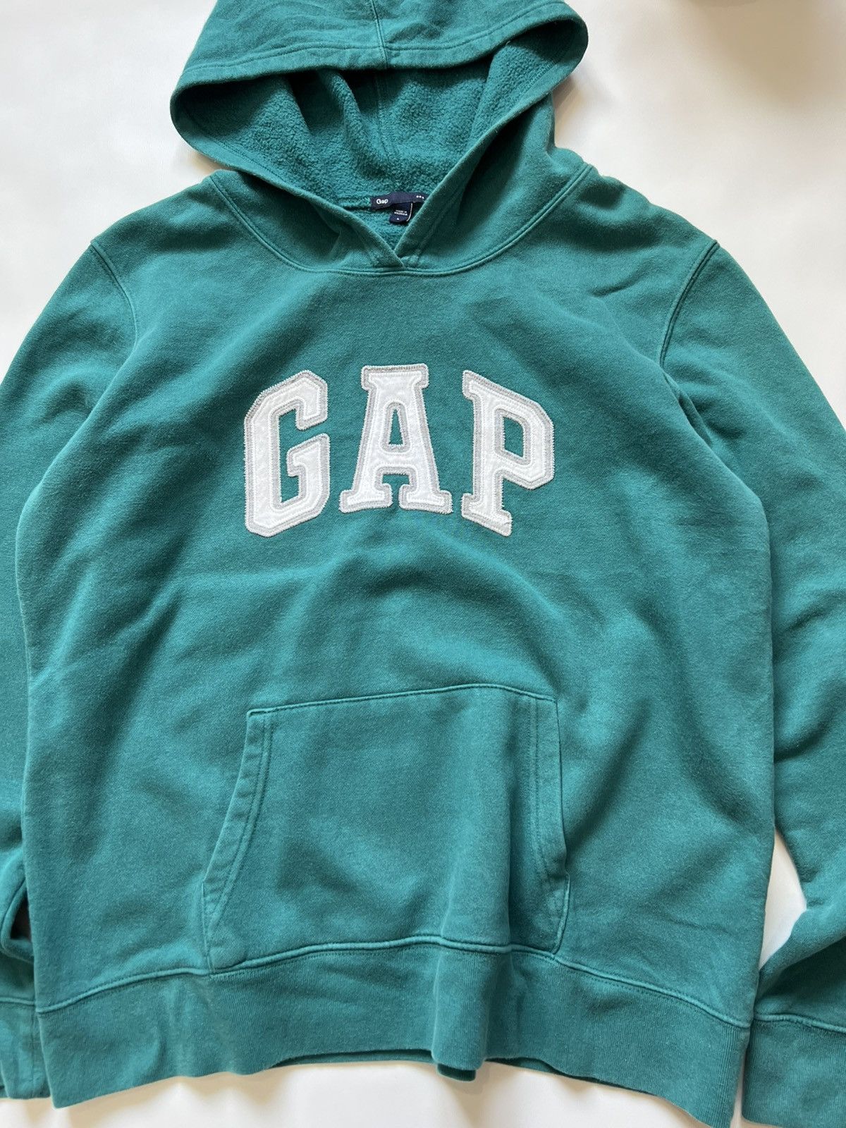 Gap Vintage GAP Green Hoodie Size US L / EU 52-54 / 3 - 2 Thumbnail