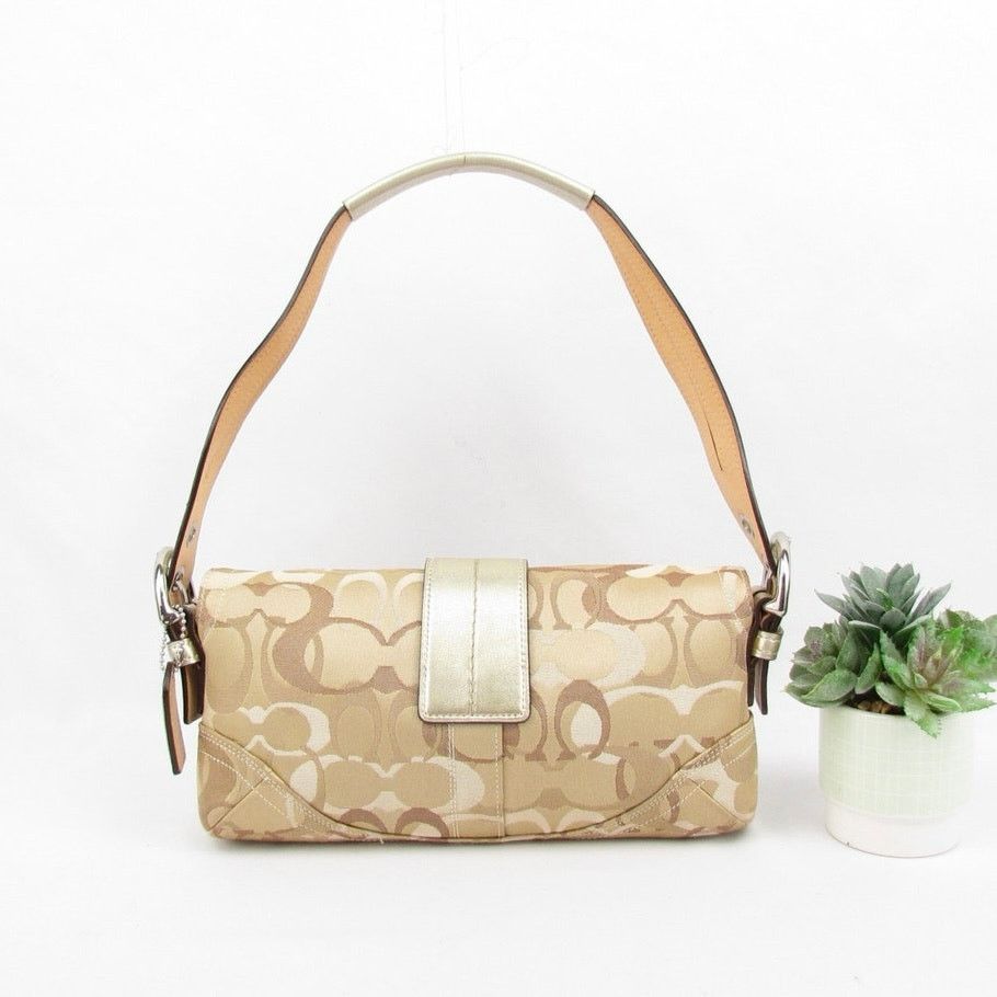 Coach Coach Soho Signature Metallic Flap Shoulder Bag Size ONE SIZE - 3 Thumbnail