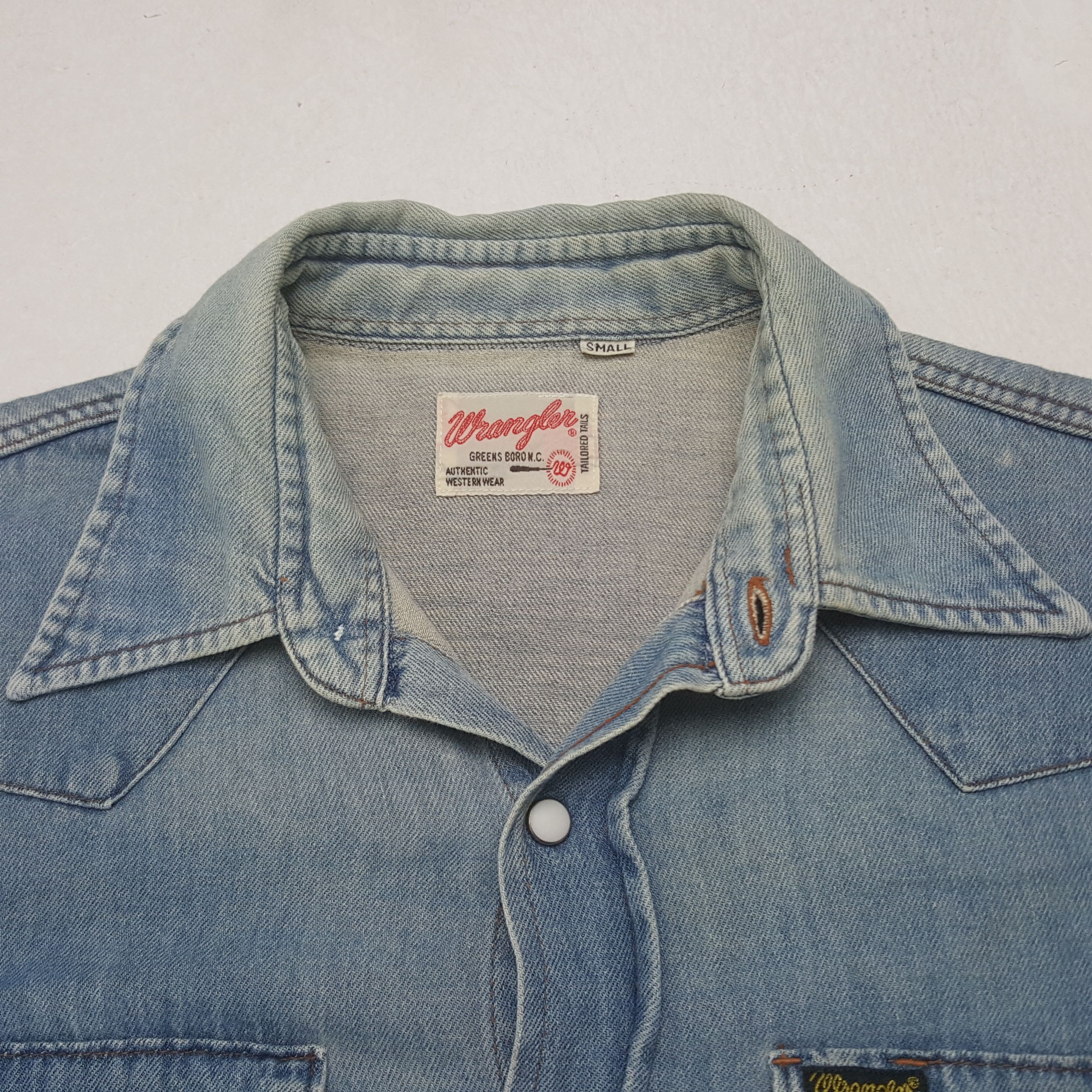 Wrangler Vintage Wrangler American Denim Shirt Button Up C299N54 Size US M / EU 48-50 / 2 - 4 Thumbnail