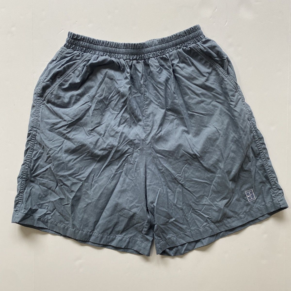 Nike Vintage Nike Court Challenge Shorts Blue Grailed