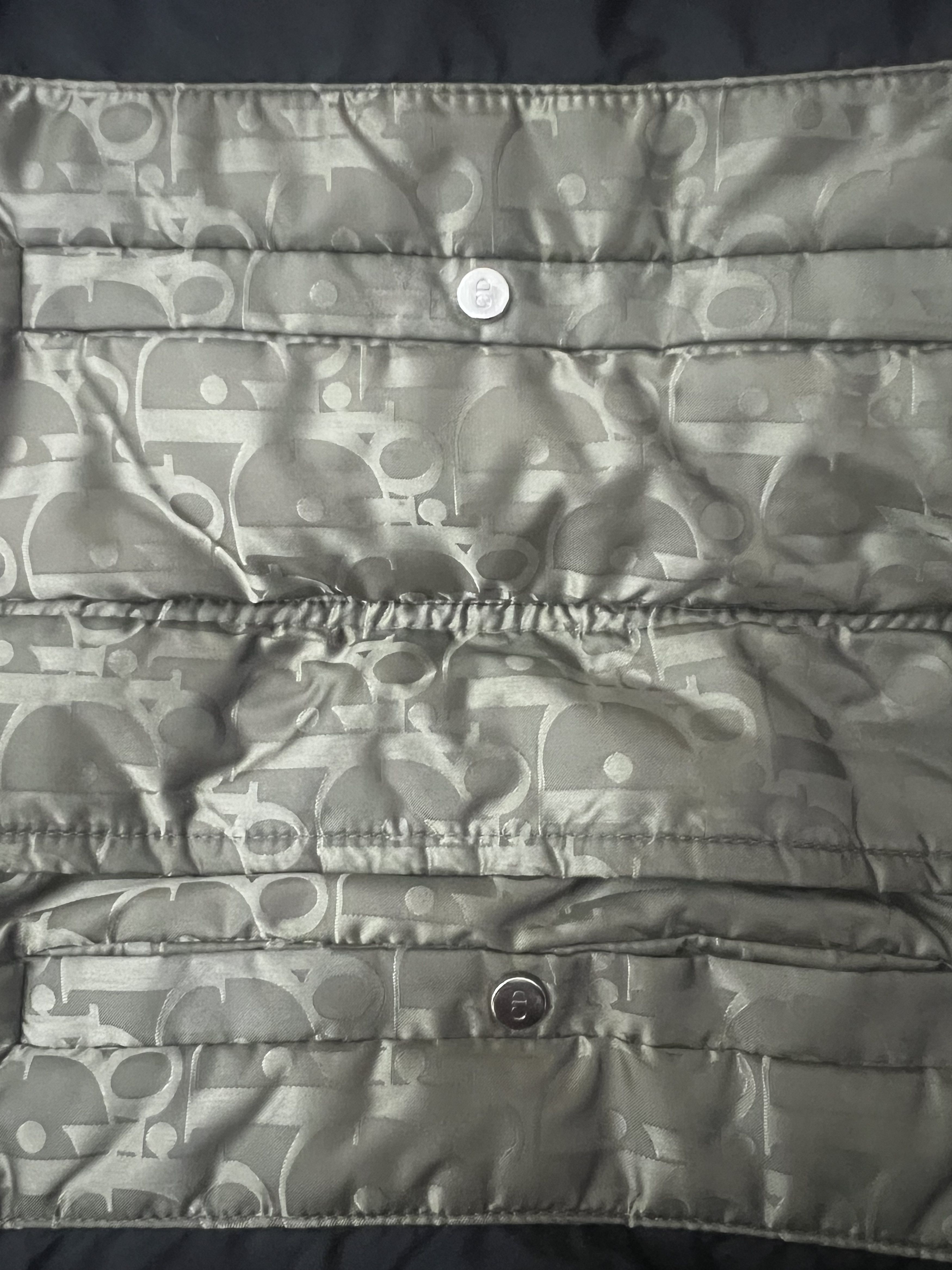 Dior Dior Olive Oblique Puffer Vest Size US XXL / EU 58 / 5 - 5 Thumbnail