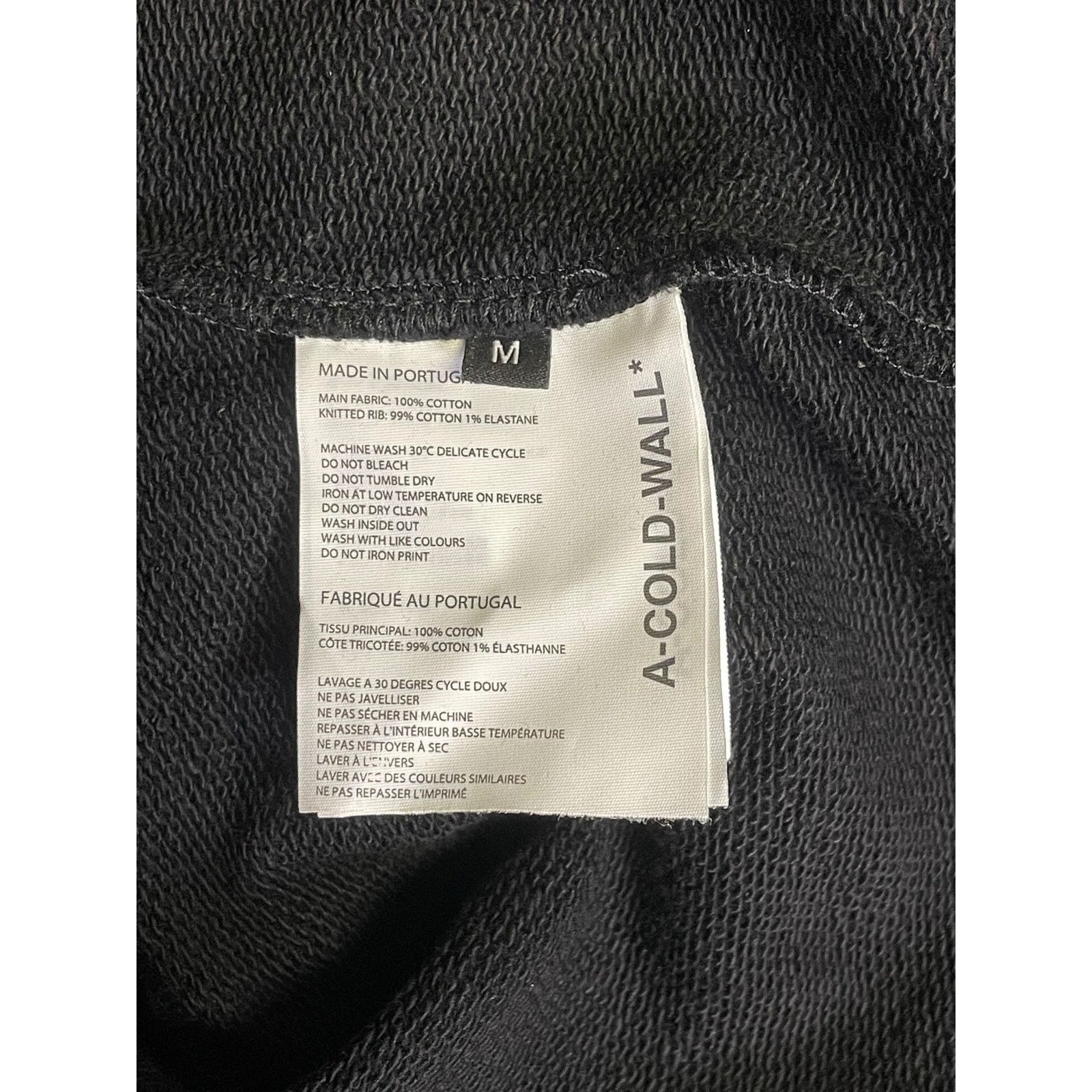 A-COLD-WALL* Rare A-Cold-Wall* Black Grid Logo Hoodie Spring/Summer 2023 Size US M / EU 48-50 / 2 - 8 Thumbnail