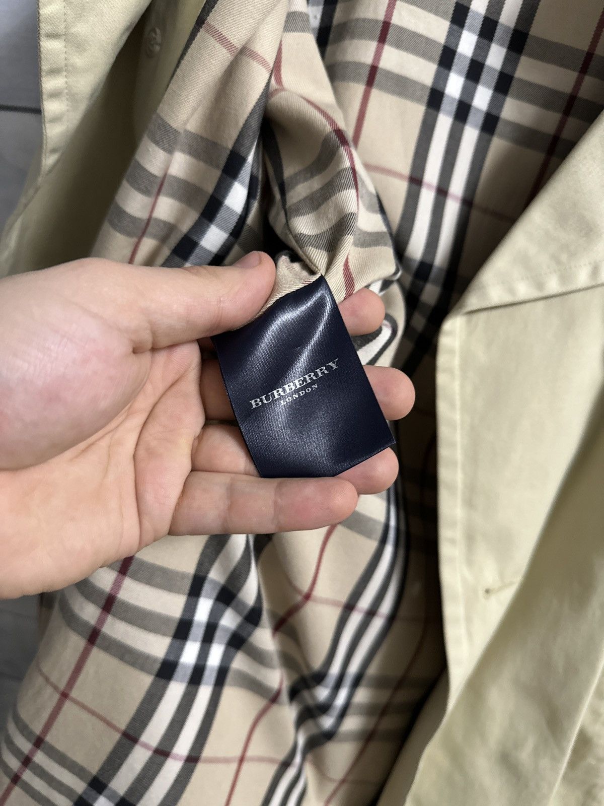 Burberry Rare Luxury Burberry WMN Coat Vintage Nova Check Size ONE SIZE - 13 Thumbnail