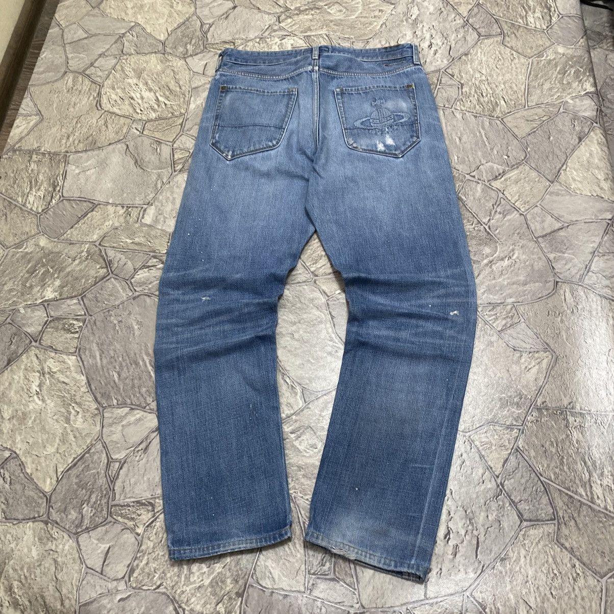 Vivienne Westwood Vivienne Westwood Denim Jeans Big Logo Size US 32 / EU 48 - 4 Thumbnail