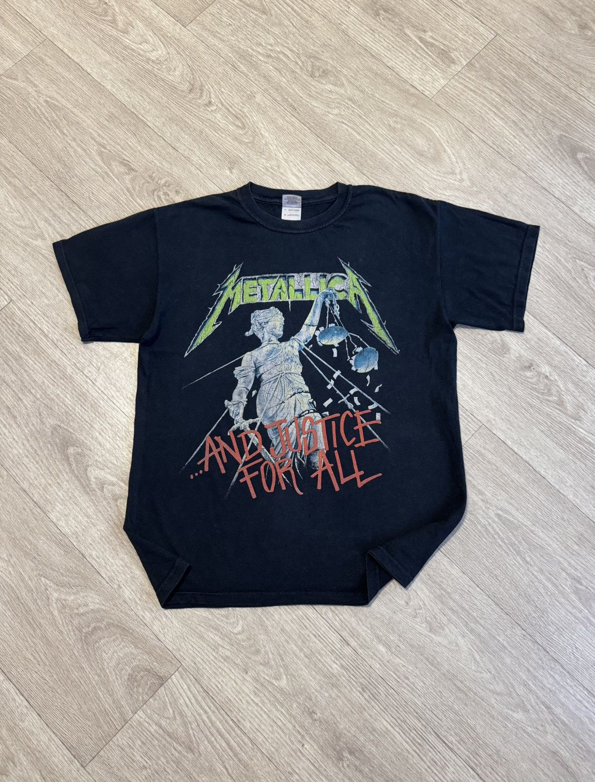 Band Tees 🔷Vintage Metallica Justice For All Rock Tour T-shirt🔷 Size US M / EU 48-50 / 2 - 1 Thumbnail