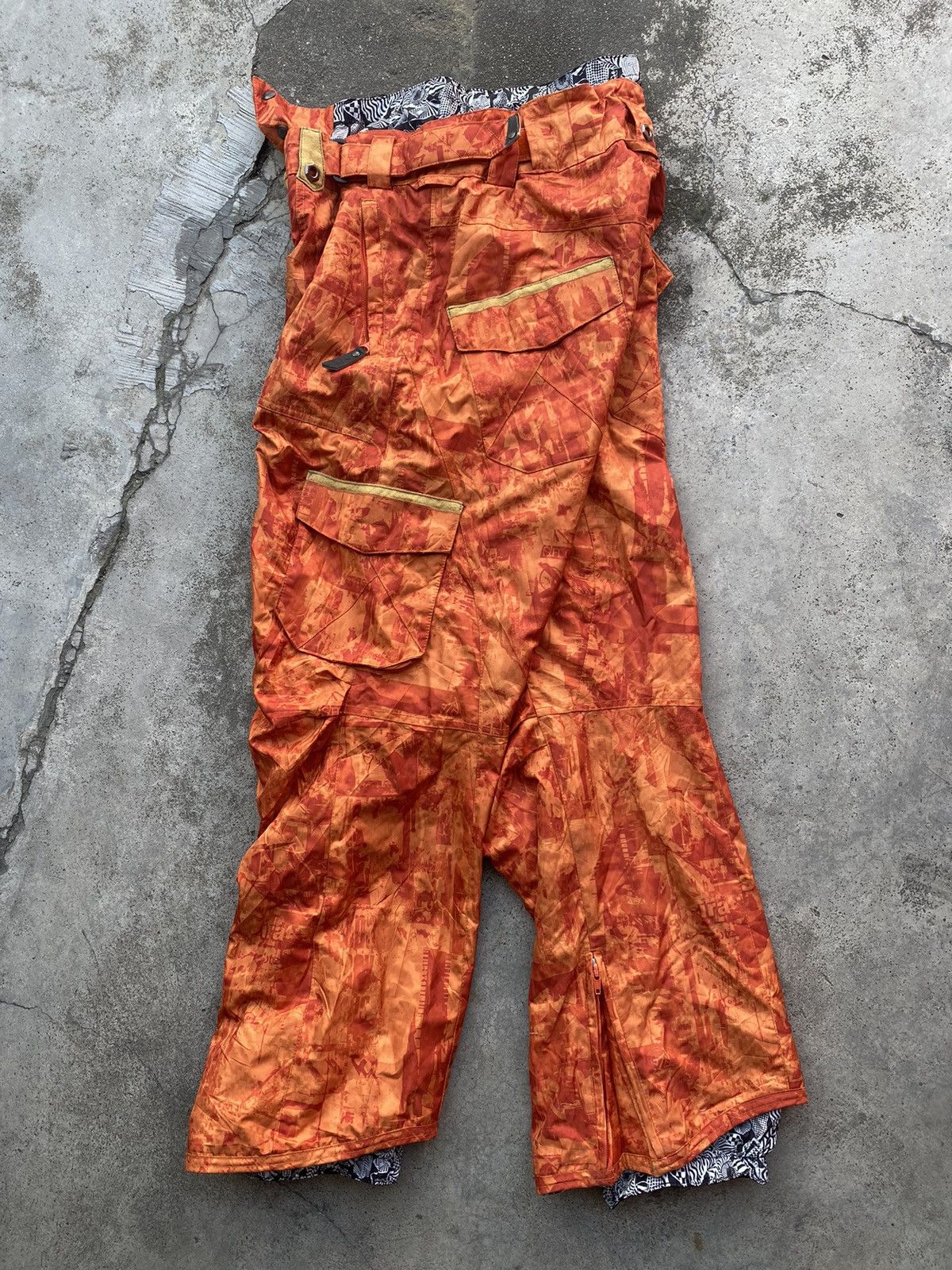 Vintage Vintage Sims snowboard ski pants with cargo pocket Size US 33 - 8 Thumbnail