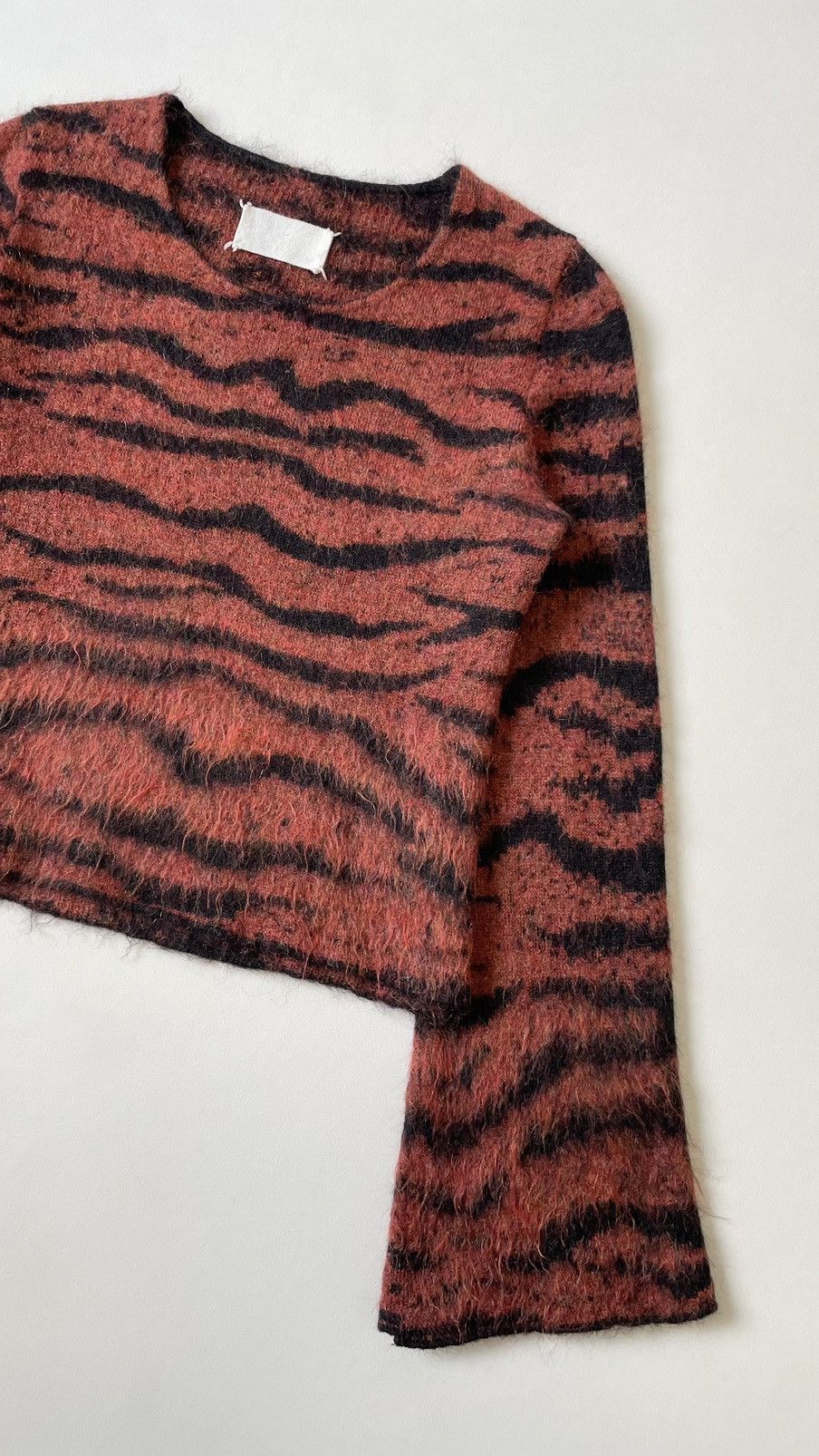 Maison Margiela A/W 05 ‘Tiger Stripe’ Mohair Sweater Size S / US 4 / IT 40 - 6 Thumbnail