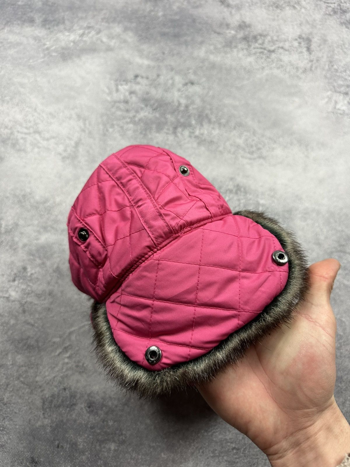 Barbour Vintage Barbour Ushanka Fuzzy Fur Trapper Hat Y2K Cap Rare Size ONE SIZE - 13 Thumbnail