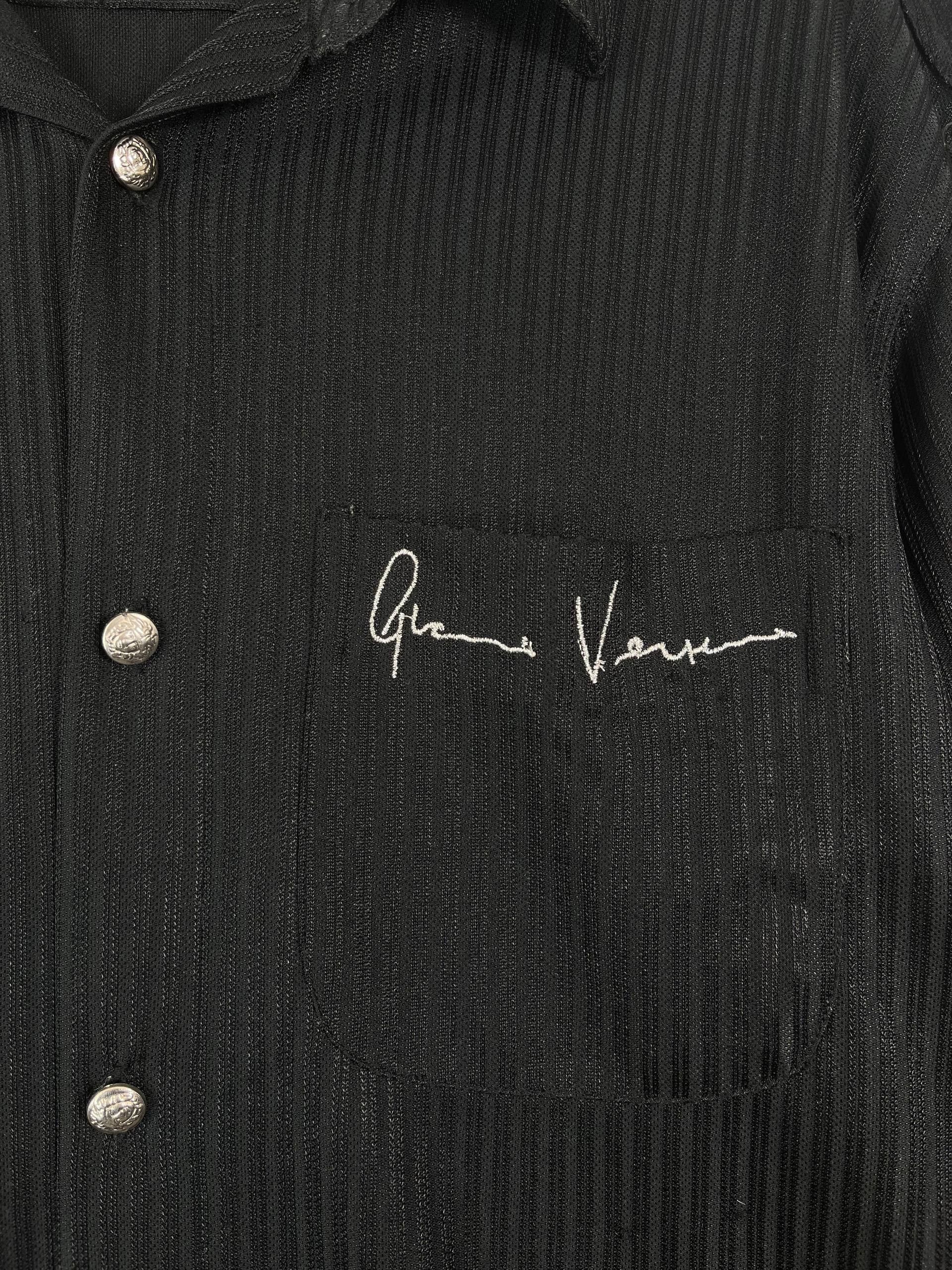 Versace Versace Jeans Couture Black Shirt Gianni Versace Size S Size US S / EU 44-46 / 1 - 2 Thumbnail