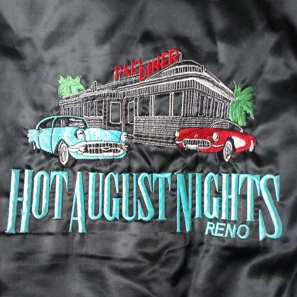 Vintage DS Vintage Hot August Nights Reno Classic Cars Satin Jacket Size US L / EU 52-54 / 3 - 1 Thumbnail
