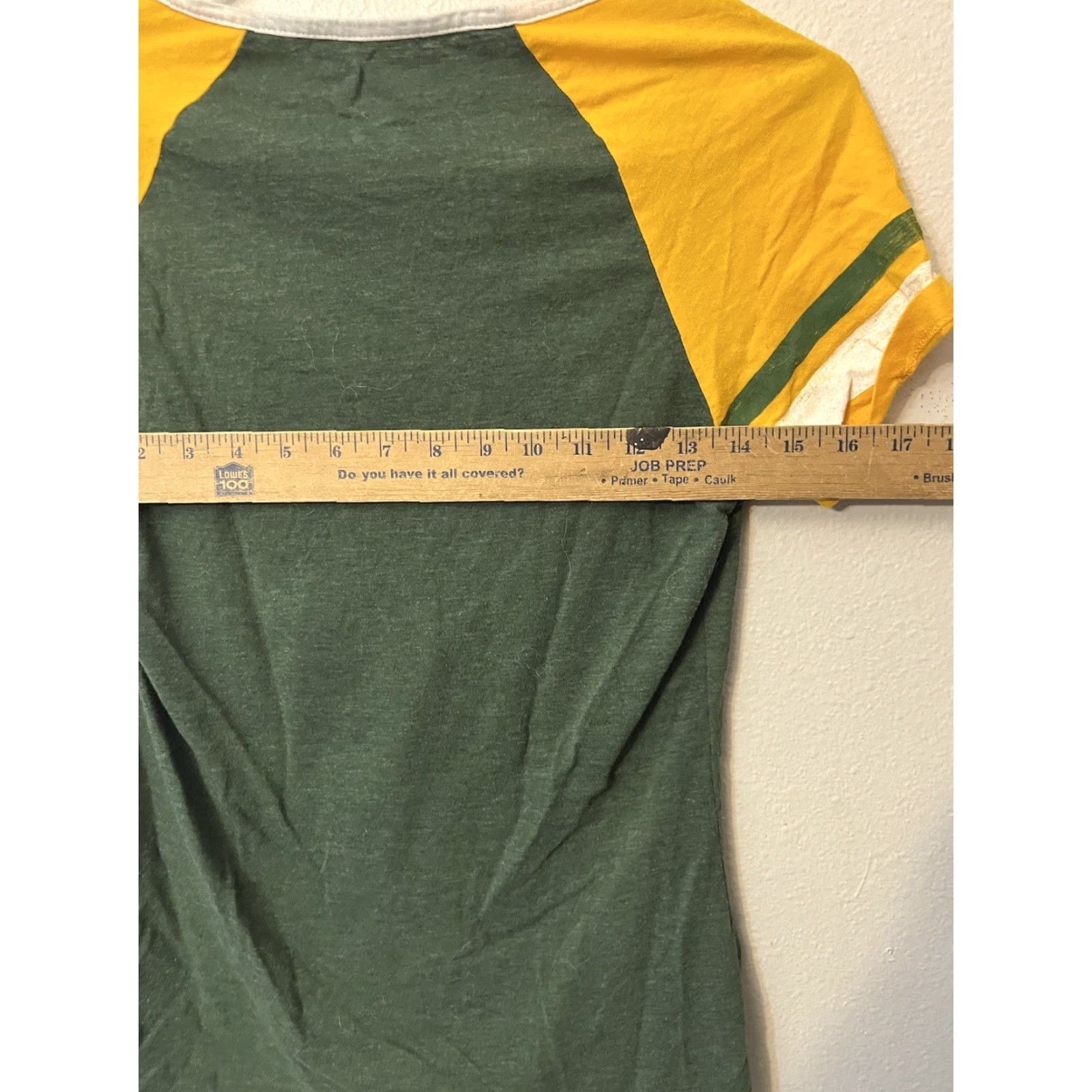 NFL V-Neck T-Shirt NFL Green Bay Packers Women's Logo Tee M Team Apparel Green Cotton Polyester Blend Short Sleeve Vintage: No Size M / US 6-8 / IT 42-44 - 4 Thumbnail