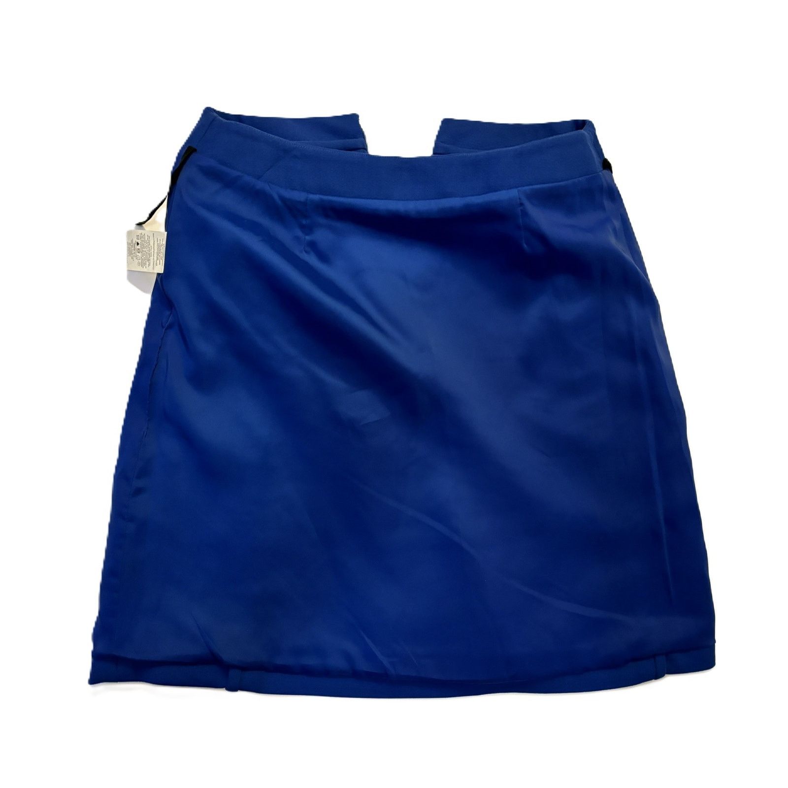 Tory Burch Tory Burch "Jane" Blue Dahlia Lined Wool Mini Skirt Size 2 Size 26" / US 2 / IT 38 - 8 Thumbnail