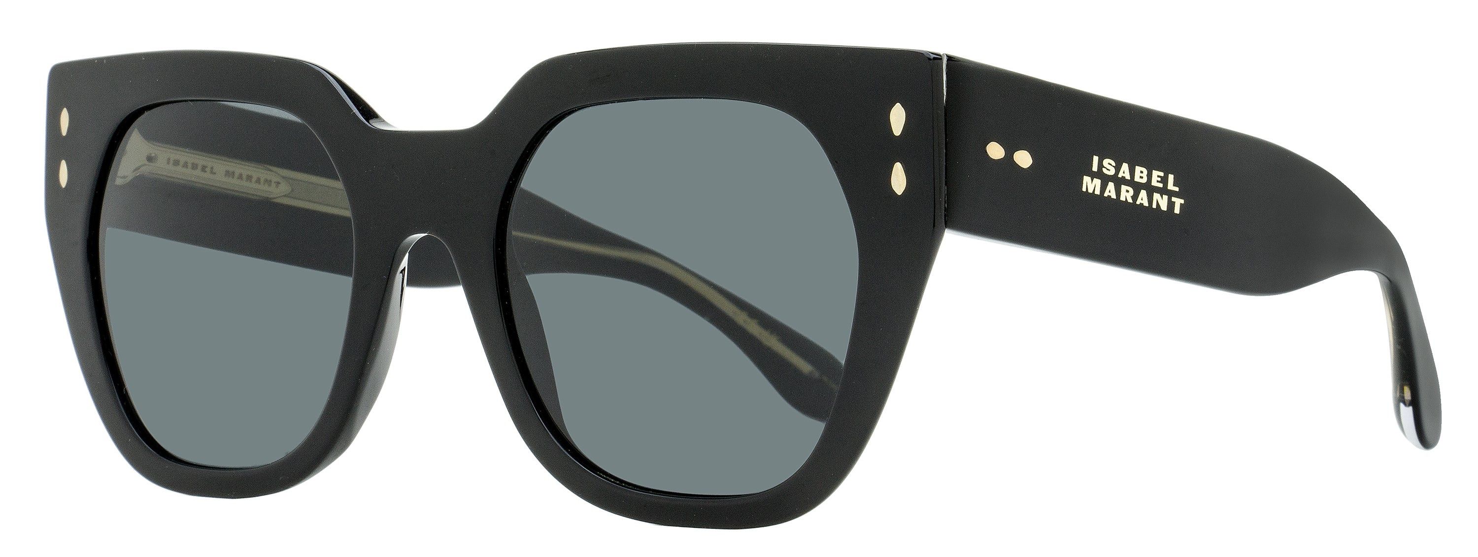 Isabel Marant Bluma Flat-Top Sunglasses IM0164/S 8079O Black/Clear 61mm Isabel Marant Bluma Flat-Top Sunglasses IM0164/S 8079O Black  main image 3