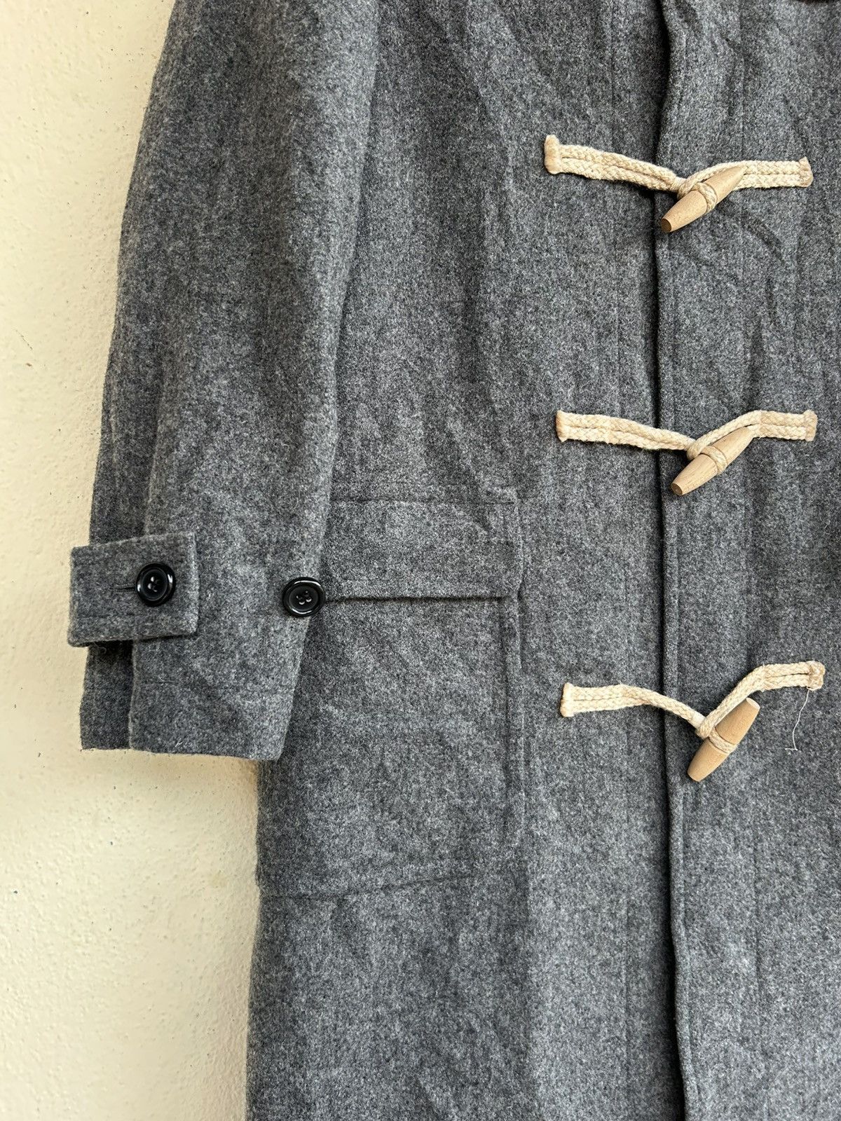 Japanese Brand × Yohji Yamamoto Ined Wool Long Coat Size US S / EU 44-46 / 1 - 5 Thumbnail