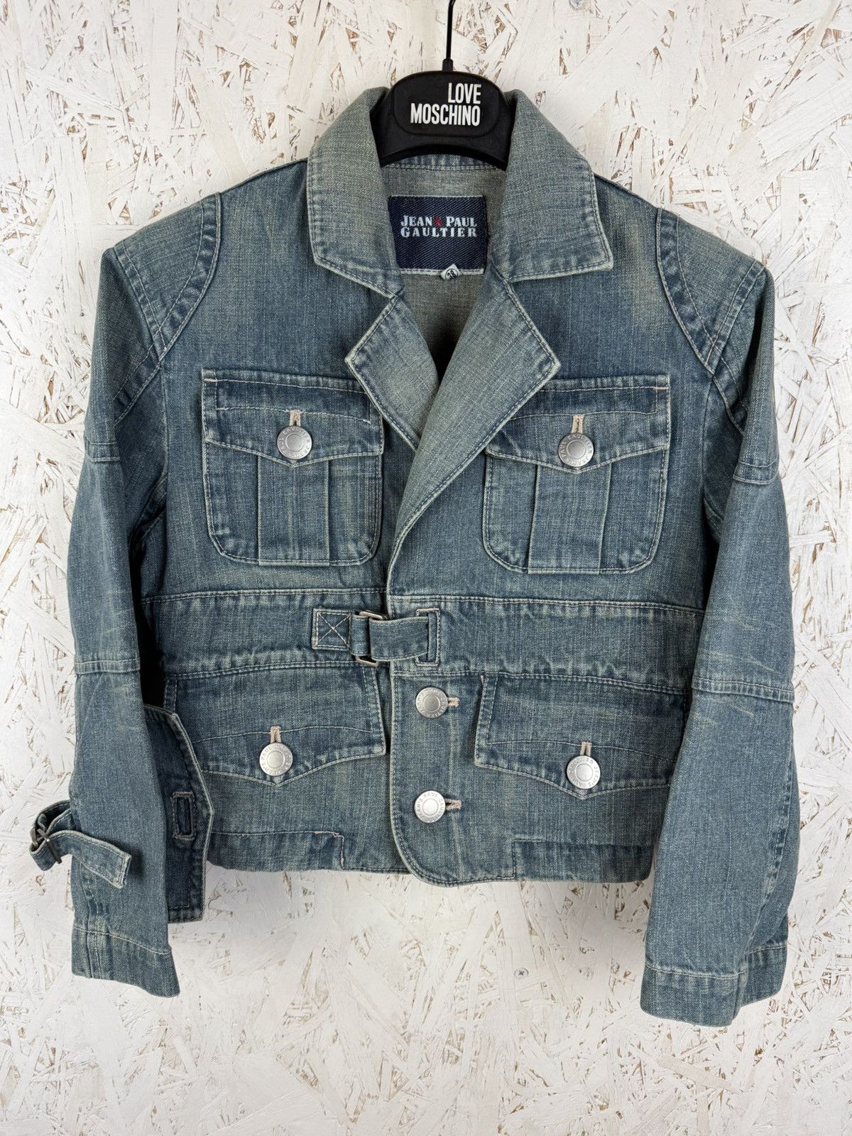 Jean Paul Gaultier Vintage Jean Paul Gaultier Jean’s Short Denim Jacket Blue 38 Size XS / US 0-2 / IT 36-38 - 1 Thumbnail
