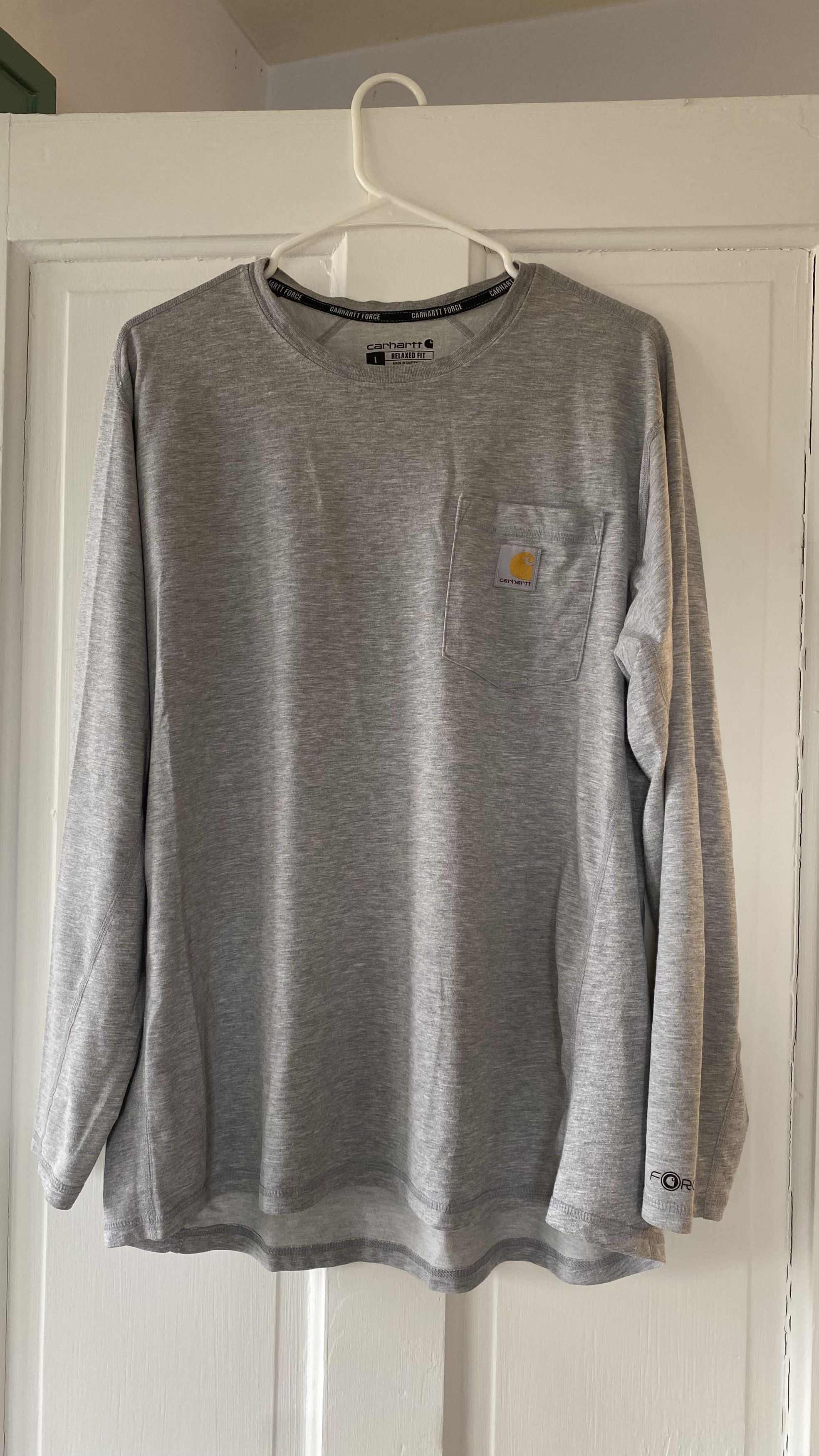 Carhartt Carhartt Force Long Sleeve Large Heather Gray Size US L / EU 52-54 / 3 - 2 Thumbnail