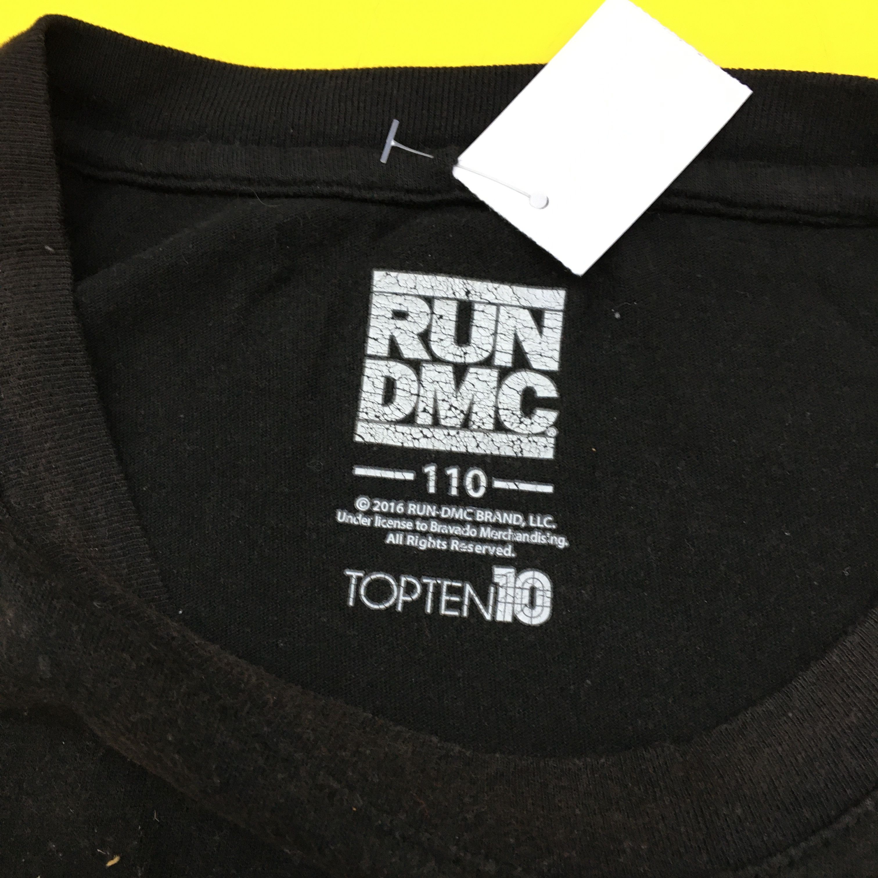 Rap Tees Vintage Run DMC T-Shirt Crewneck Rap Hip Hop Crewneck Tees Size US L / EU 52-54 / 3 - 5 Thumbnail