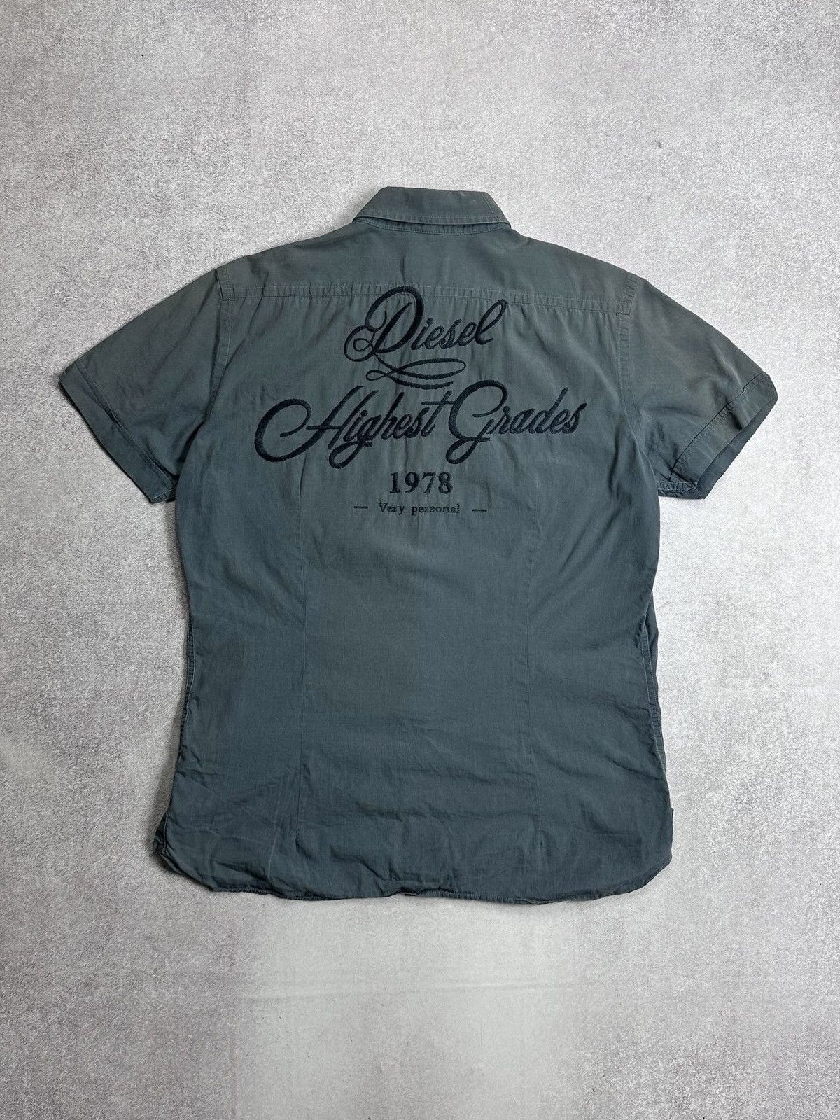 Diesel Vintage Diesel Highest Grades Grunge Y2K Shirt l Size US L / EU 52-54 / 3 - 1 Thumbnail